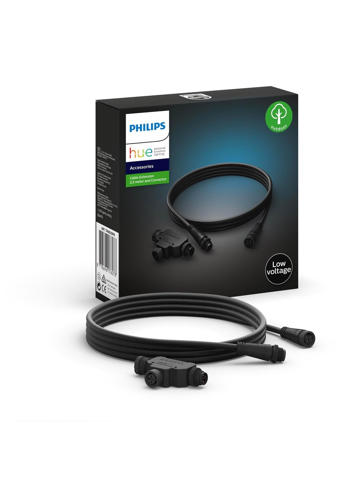 Philips Hue Outdoor LV Cable 2.5M + T-part - Smart Home - 915005935501