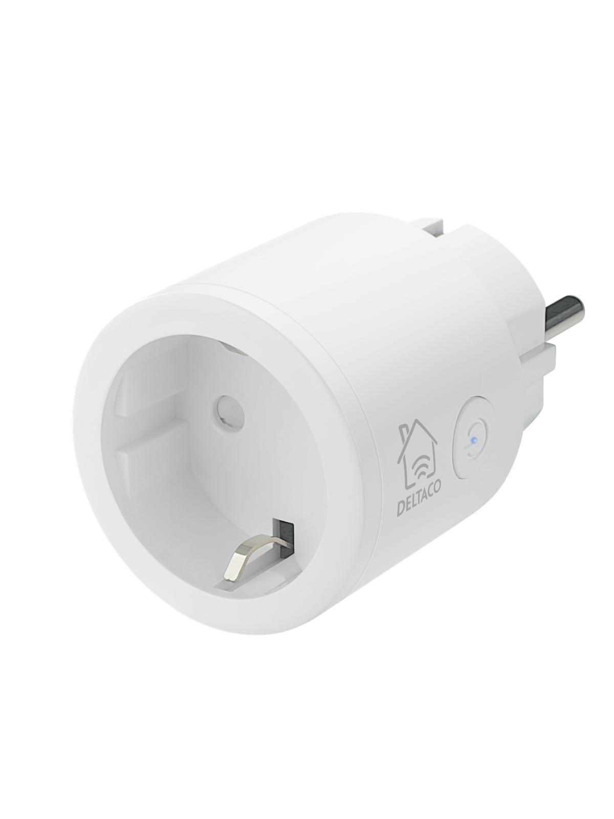 Deltaco Smart Home Switch Wifi 2.4ghz 1xcee 7/3 10a Timer 220-240v White - Sh-p01