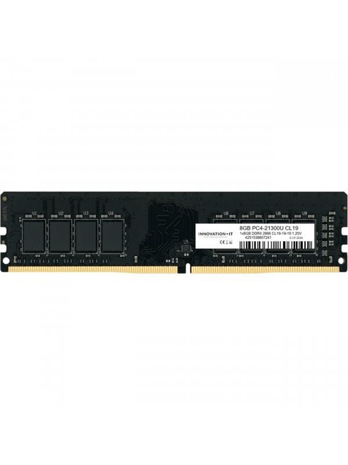 Innovation IT Ddr4-2666 - 8gb - Cl19 - Single Channel (1 Pcs) - Schwarz - Ram - 4251538807241