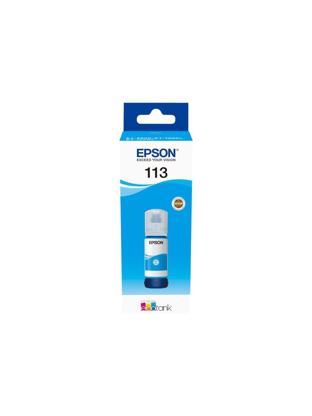 Epson Ecotank 113 Cyan Ink - Druckerzubehoer Tinte Toner - C13t06b240