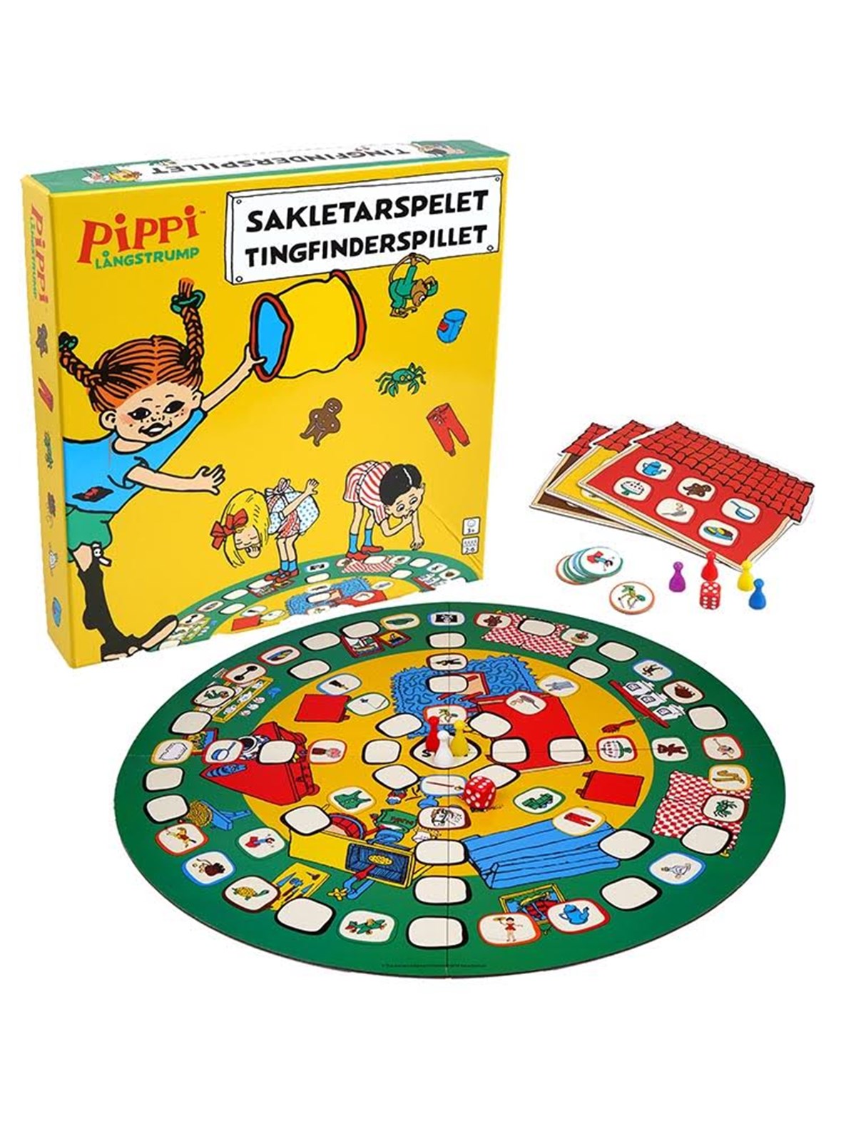 Barbo Toys Pippi Longstocking Tingfinder Spillet DK / SE - Brettspiele - 8605