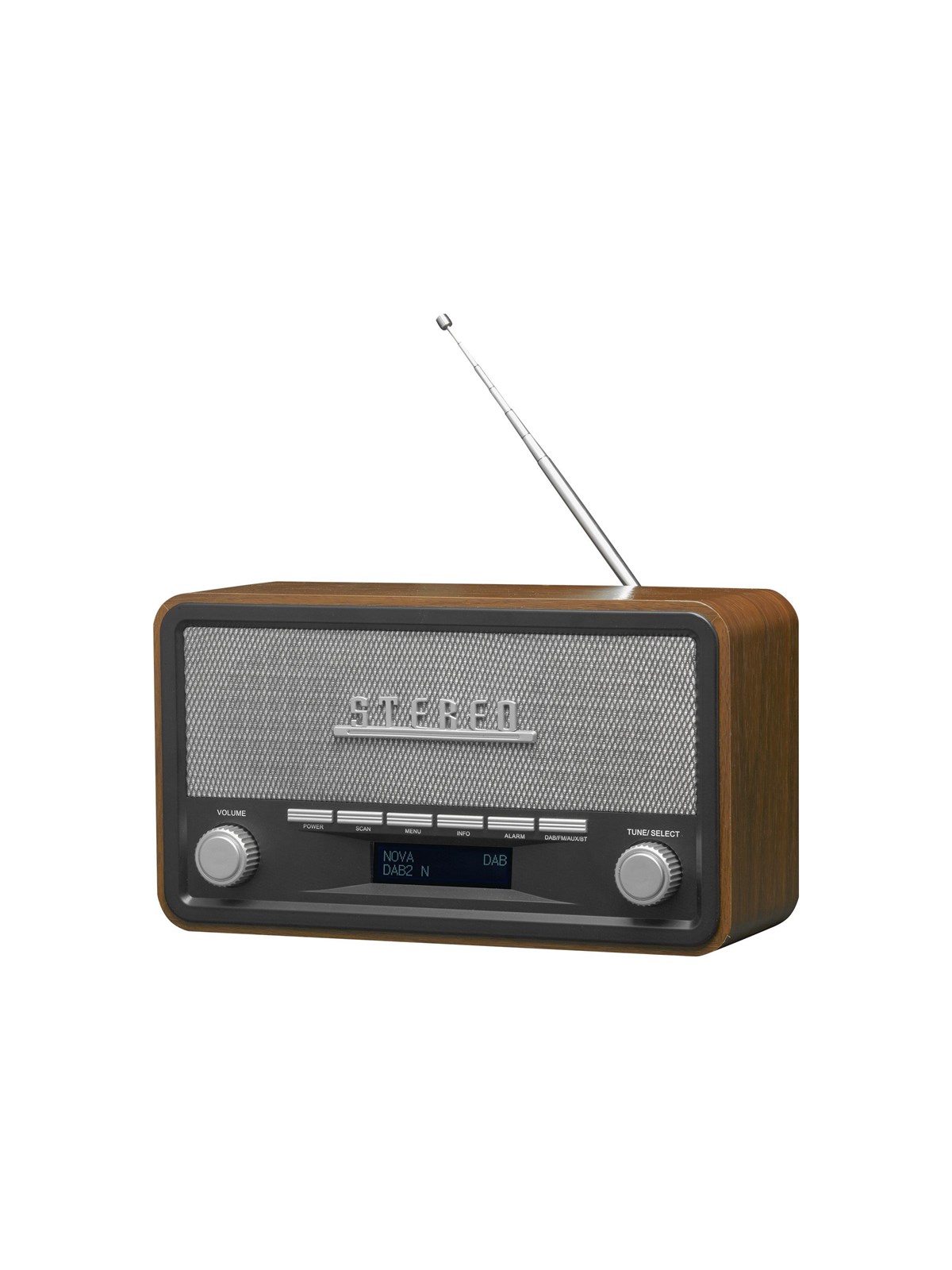 Denver Dab-18 - Clock Radio - Bluetooth - Dab/dab+/FM - Stereo - Braun - Dab Netzwerk Und Radiowecker