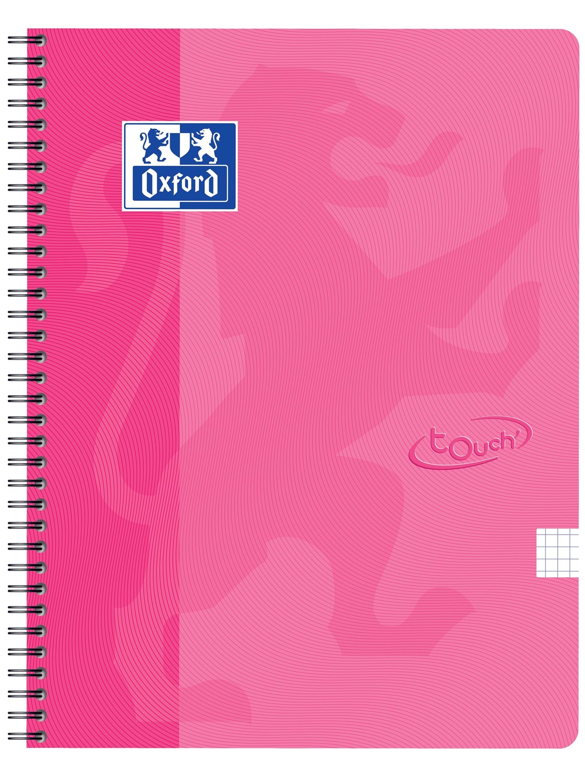Oxford Touch Notebook A4 Squared 5 mm Soft Touch Cover Twin-wire 140 Pages - Bloecke Formulare Und Notizbuecher - 400118802