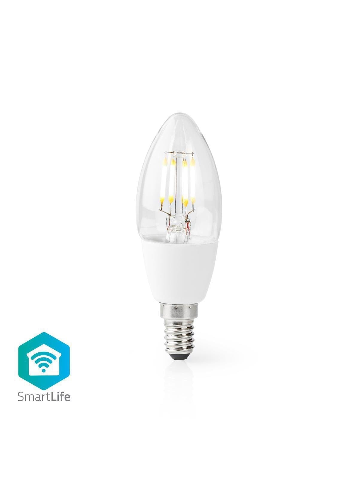 Nedis Smart Led-pære | E14 | C37 | 5 W | 400 lm | - Smart Home - Wifilf10wtc37