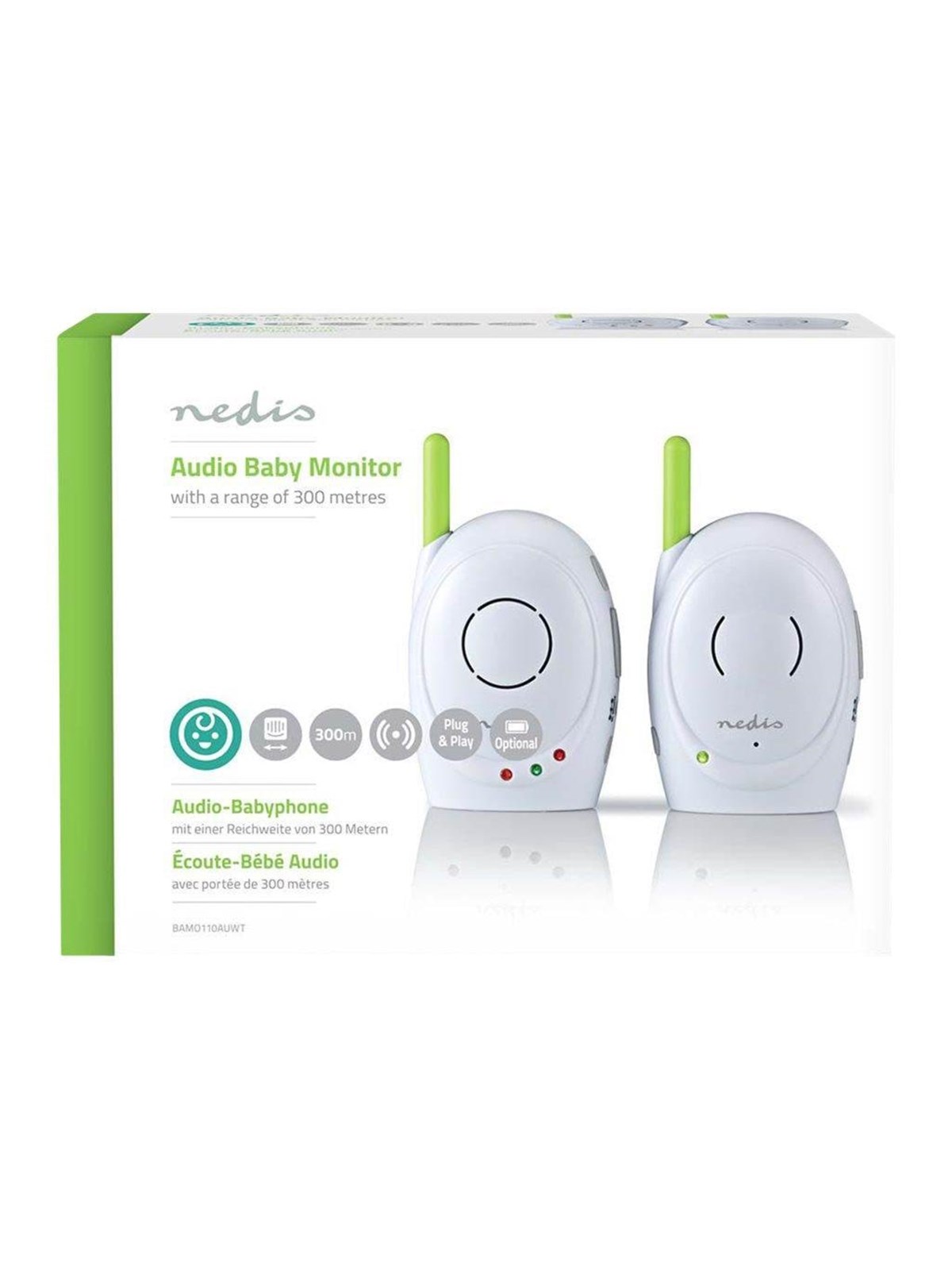 Nedis Baby Monitoring System - Babypflege - Bamo110auwt