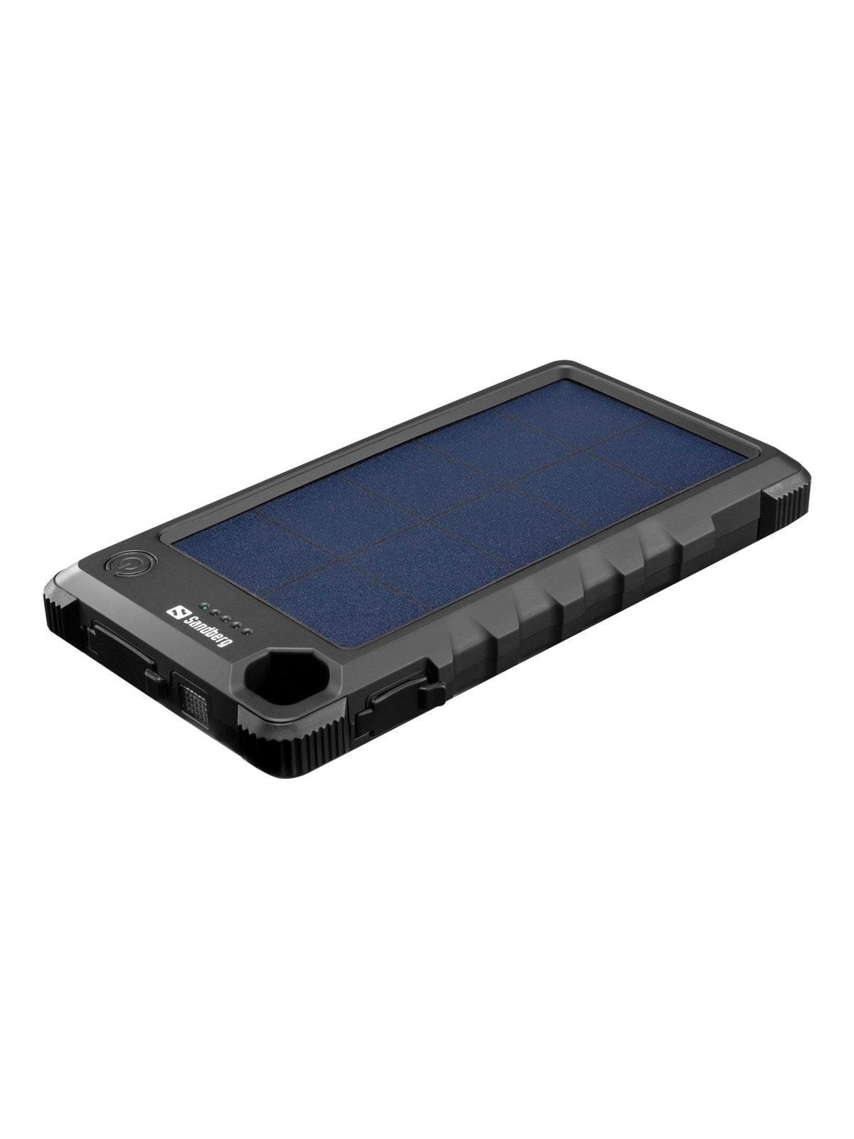 Sandberg Outdoor Solar Powerbank 10000 Powerbank (Akku) - Schwarz - 10000 Mah - Powerbank Akku - 420-53