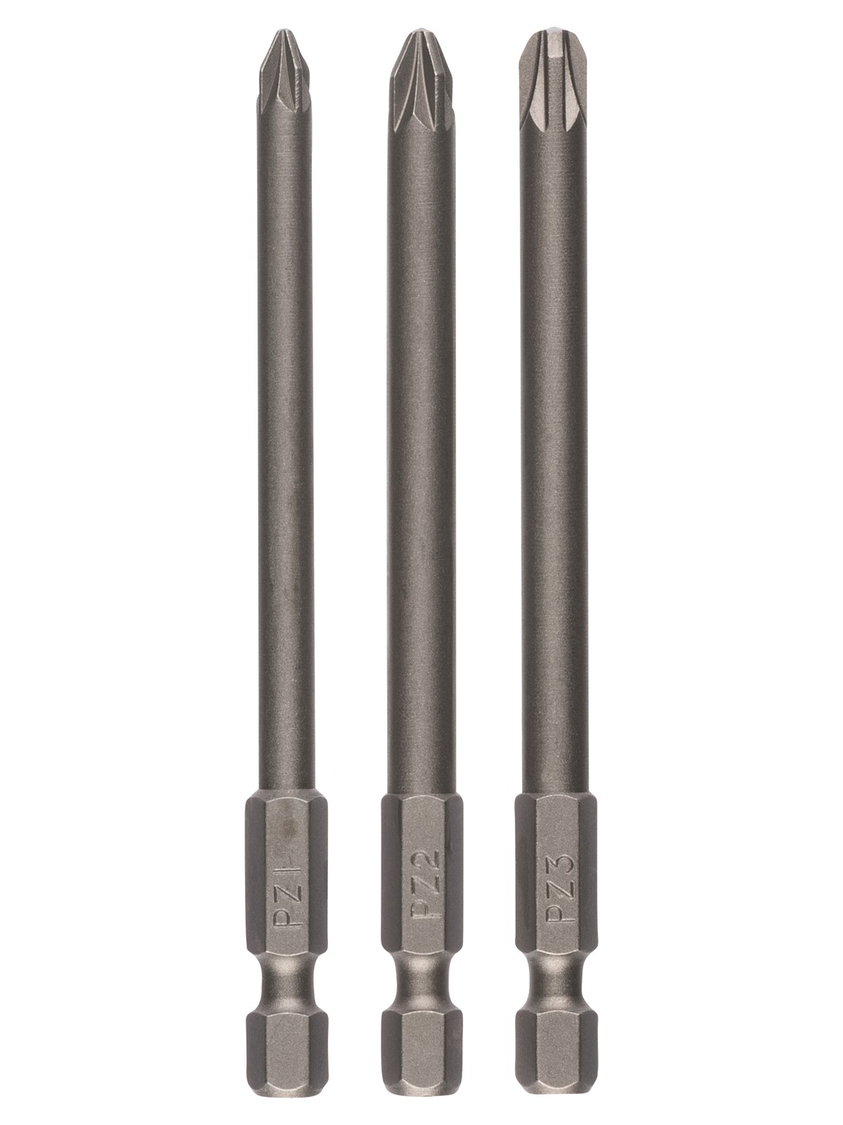 Bosch Bitssæt Pz1.2.3 89mm Standard 3stk - Bohrer Bits - 2609255969