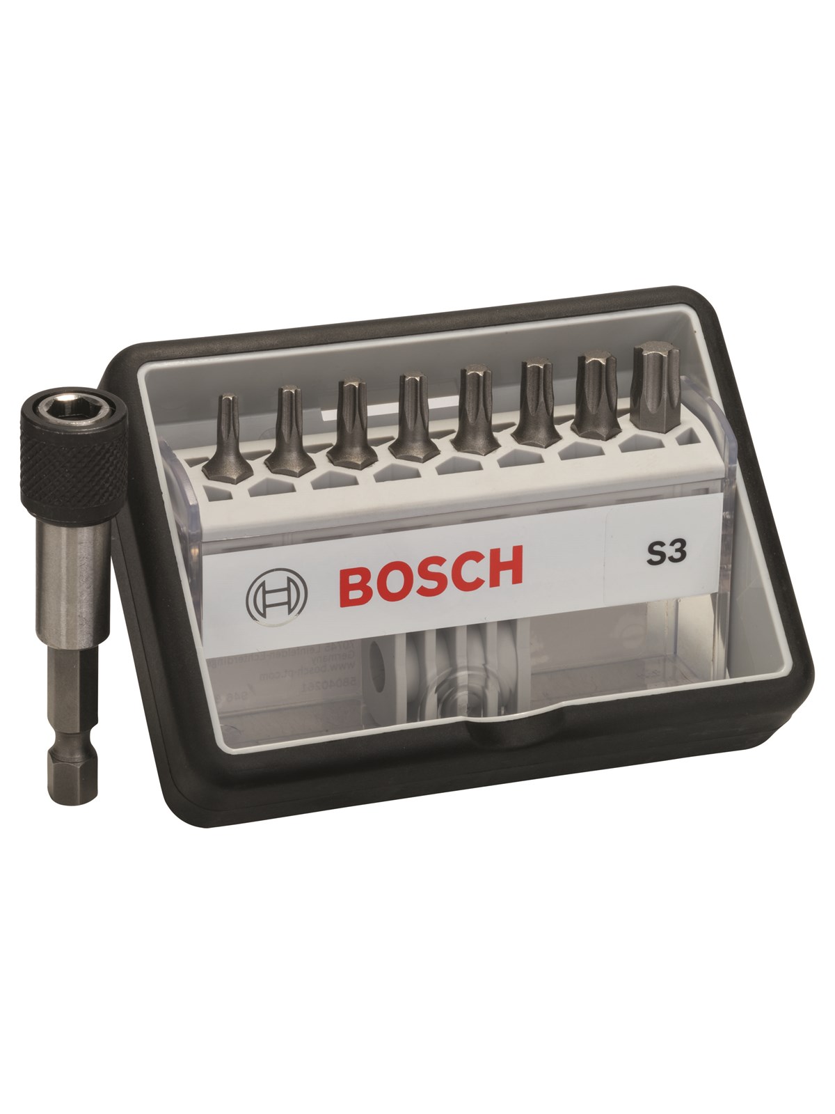 Bosch Bitssæt S3 T8 - 40 XH QH 25mm 9 Stk - Bohrer Bits - 2607002562