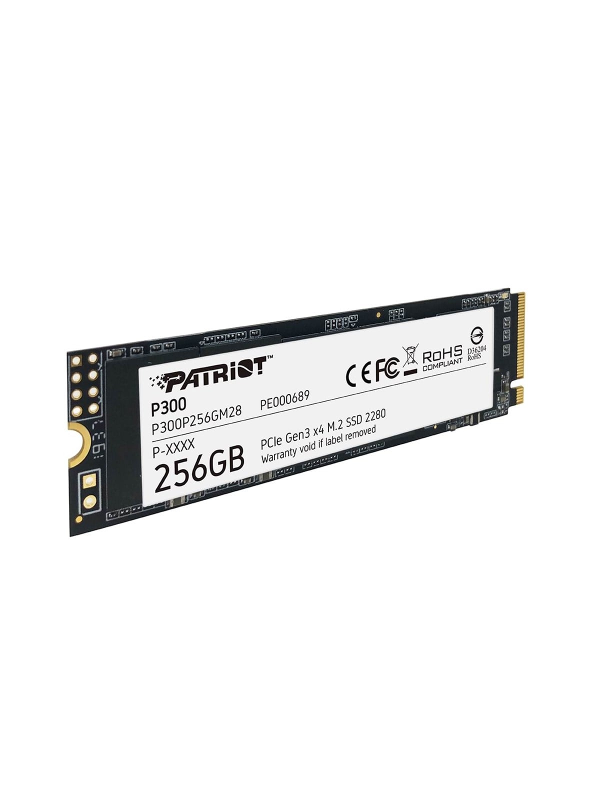 Patriot P300 Ssd - 256gb - M.2 2280 - Pcie 3.0 - P300p256gm28