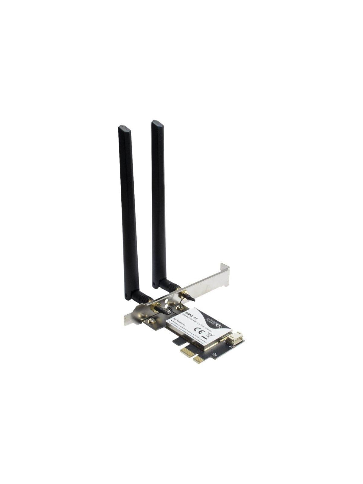 Inter-tech Dmg-35 Wifi 6 + BT 5.0 Pcie Adapter - Netzwerkadapter Netzkarte Druckserver Usw - 88888149