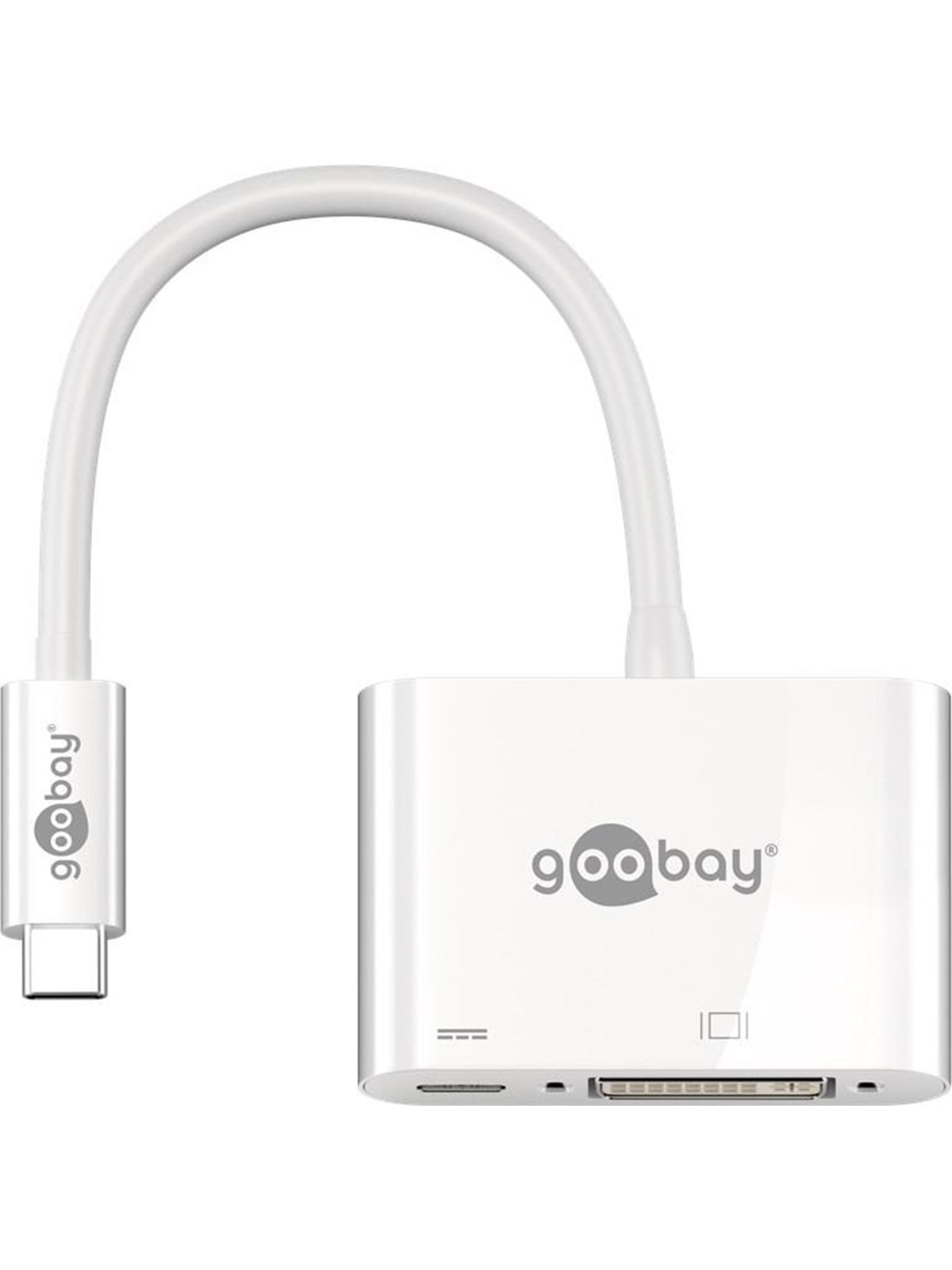 Pro Usb C With Power Delivery to Dvi-i & Usb C Adapter - Display Kabel - 4040849621086