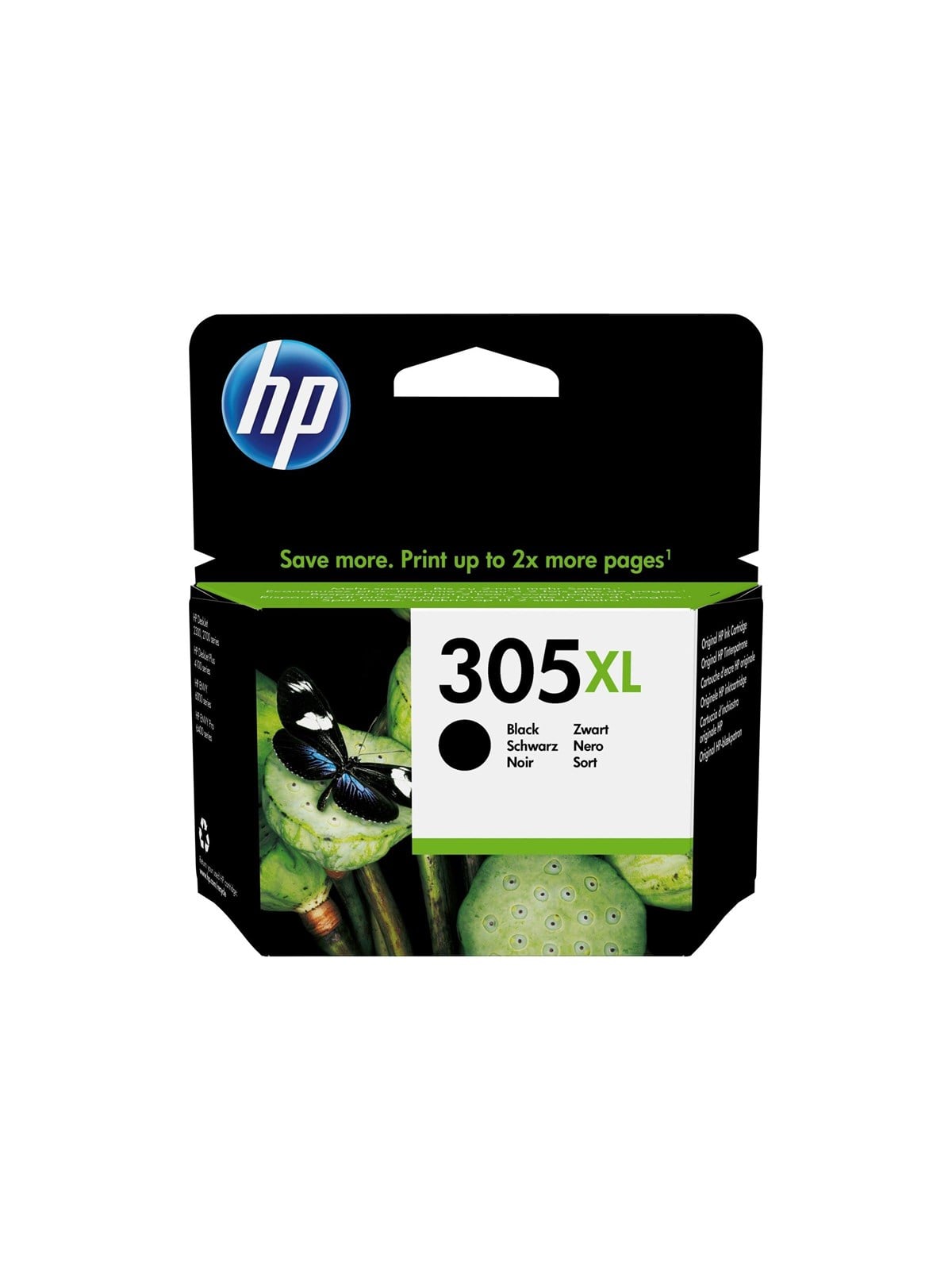 HP 305xl / 3ym62ae High Capacity Pigmented Black Ink - Druckerzubehoer Tinte Toner