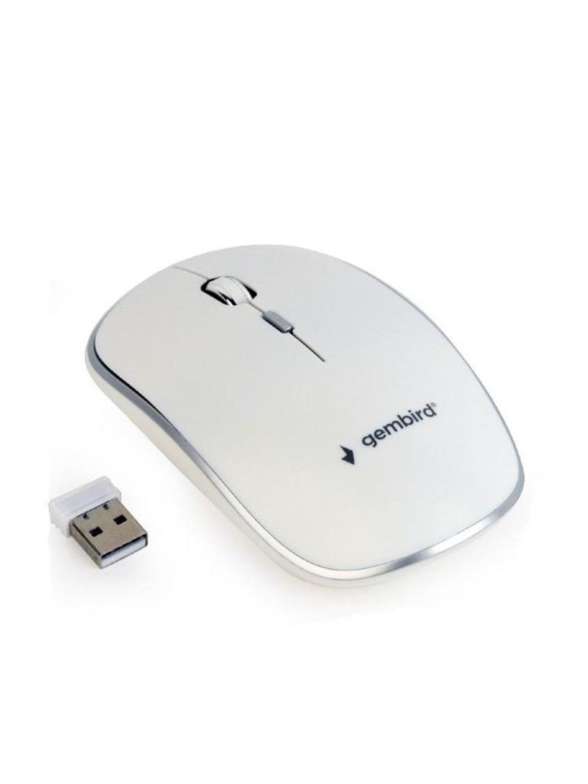 Gembird Wireless Optical Mouse 4b-01 - Maus (Weiß) - Musw-4b-01-w