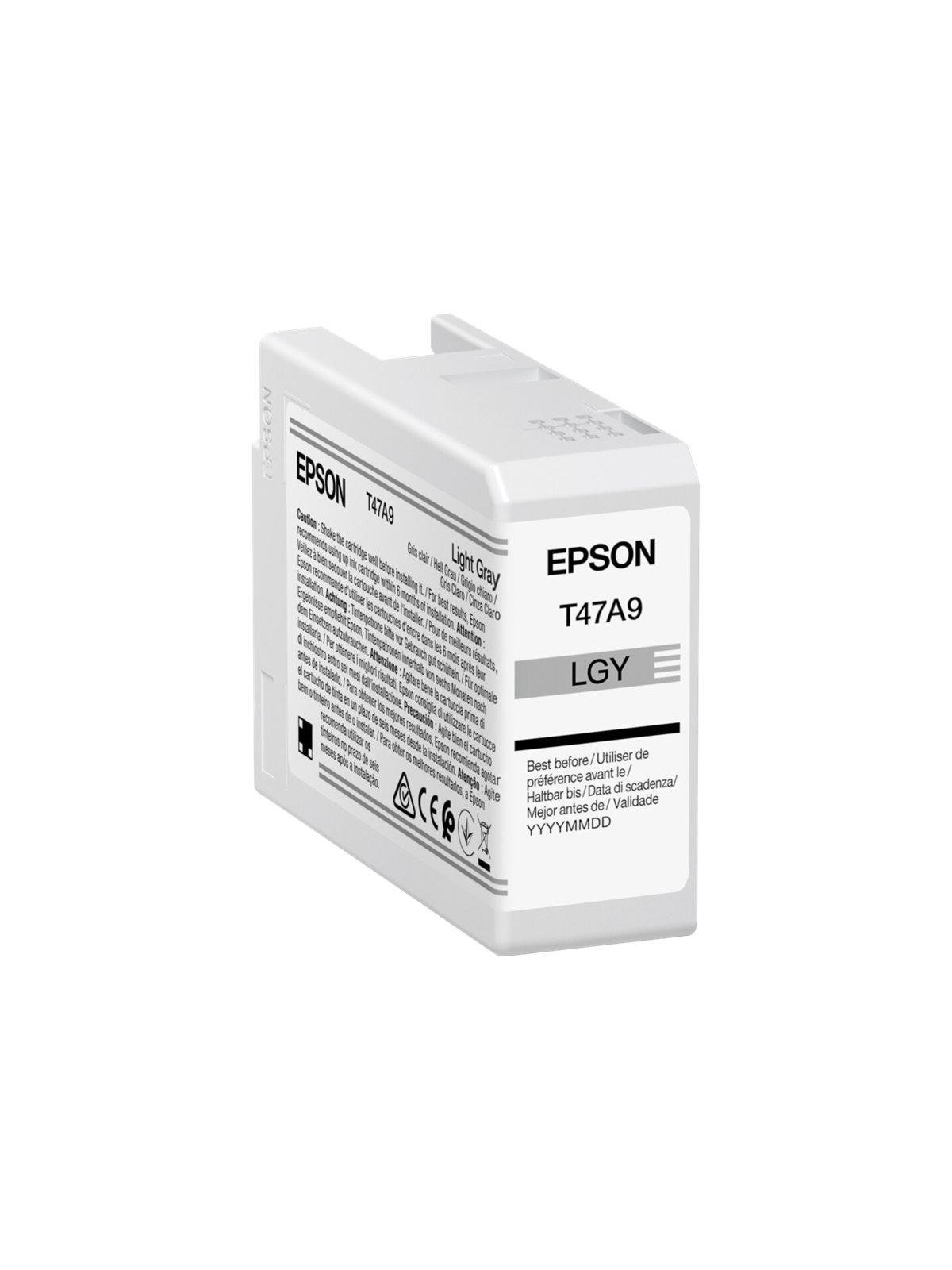 Epson Singlepack - Light Gray - T47a9 Ultrachrome Pro - Druckerzubehoer Tinte Toner - C13t47a900