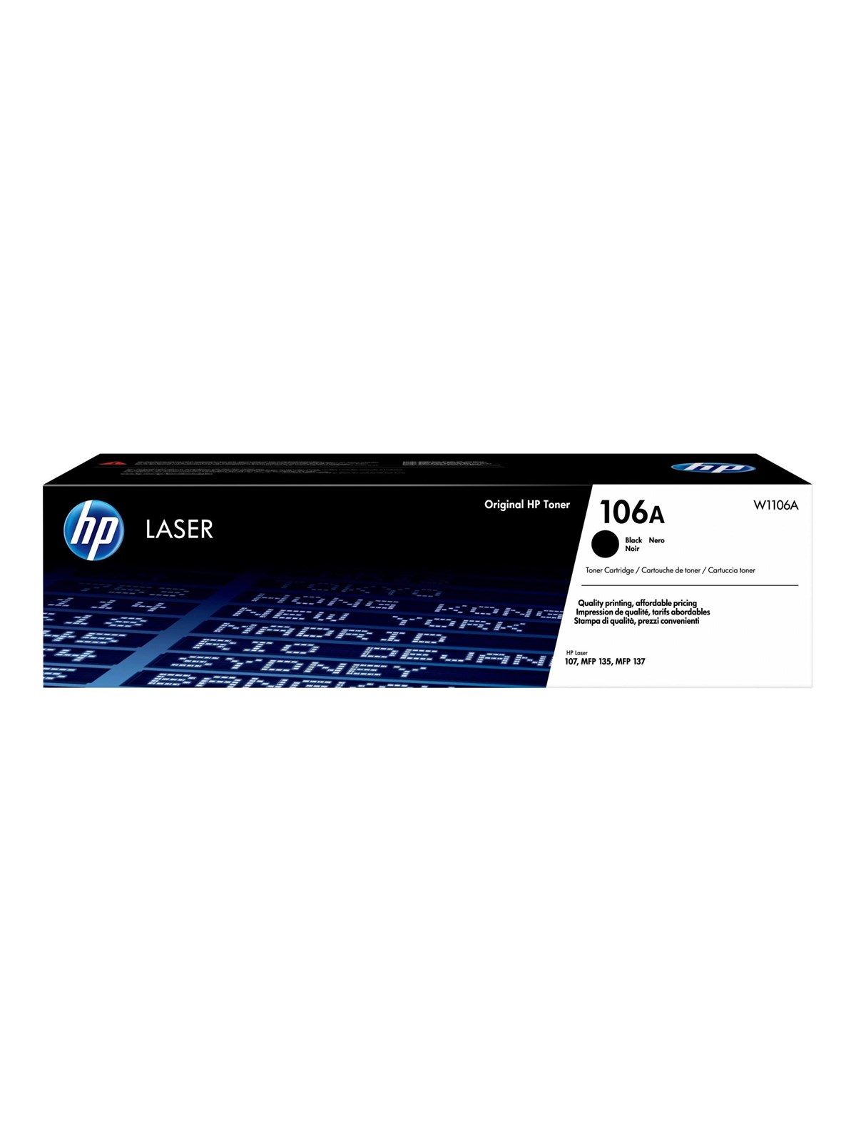 HP 106a / W1106a Black Toner - Druckerzubehoer Tinte Toner