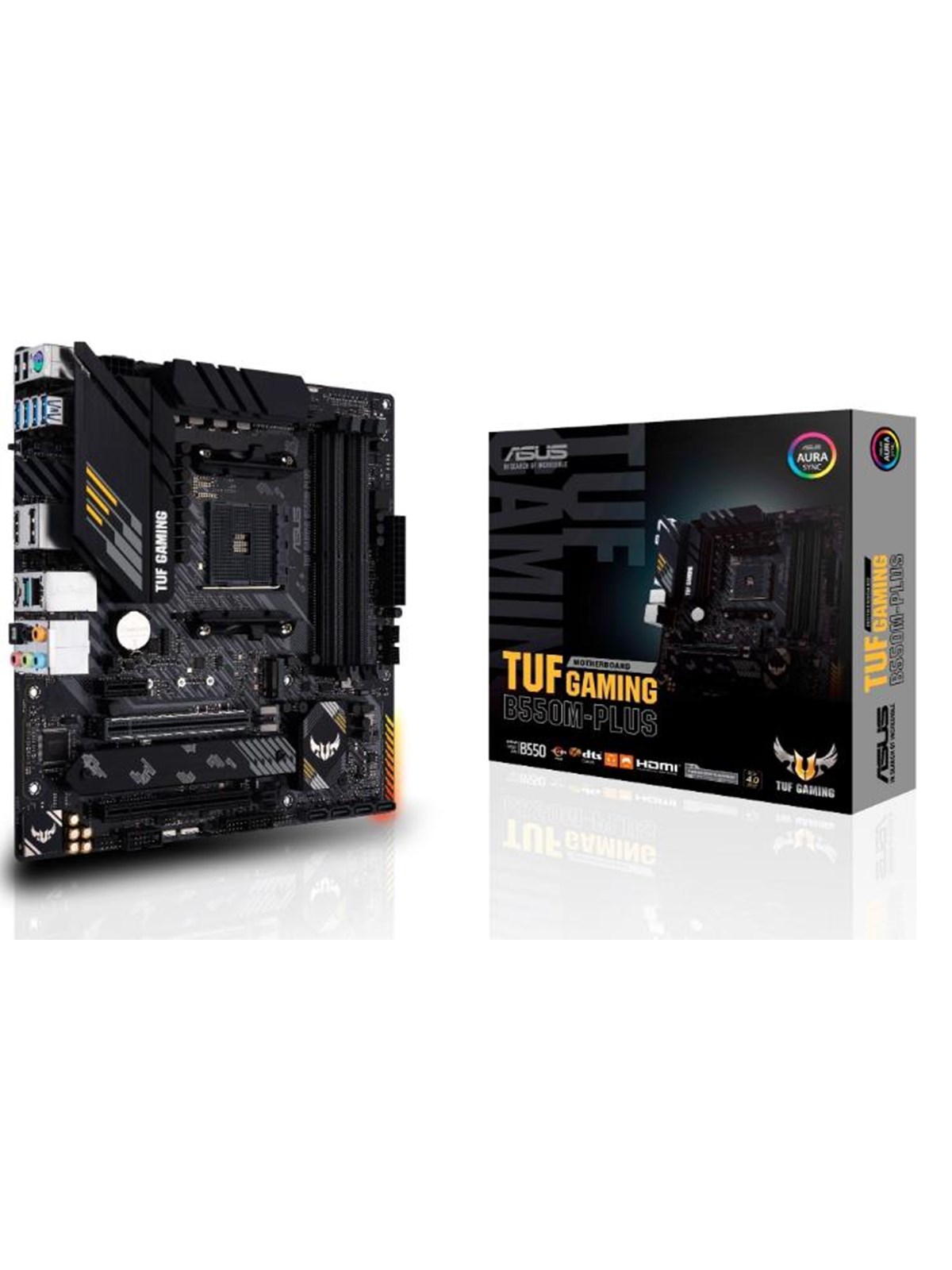 Asus Tuf Gaming B550m-plus Mainboard - Amd B550 - Amd Am4 Socket - Ddr4 Ram - Micro-atx - 90mb14a0-m0eay0