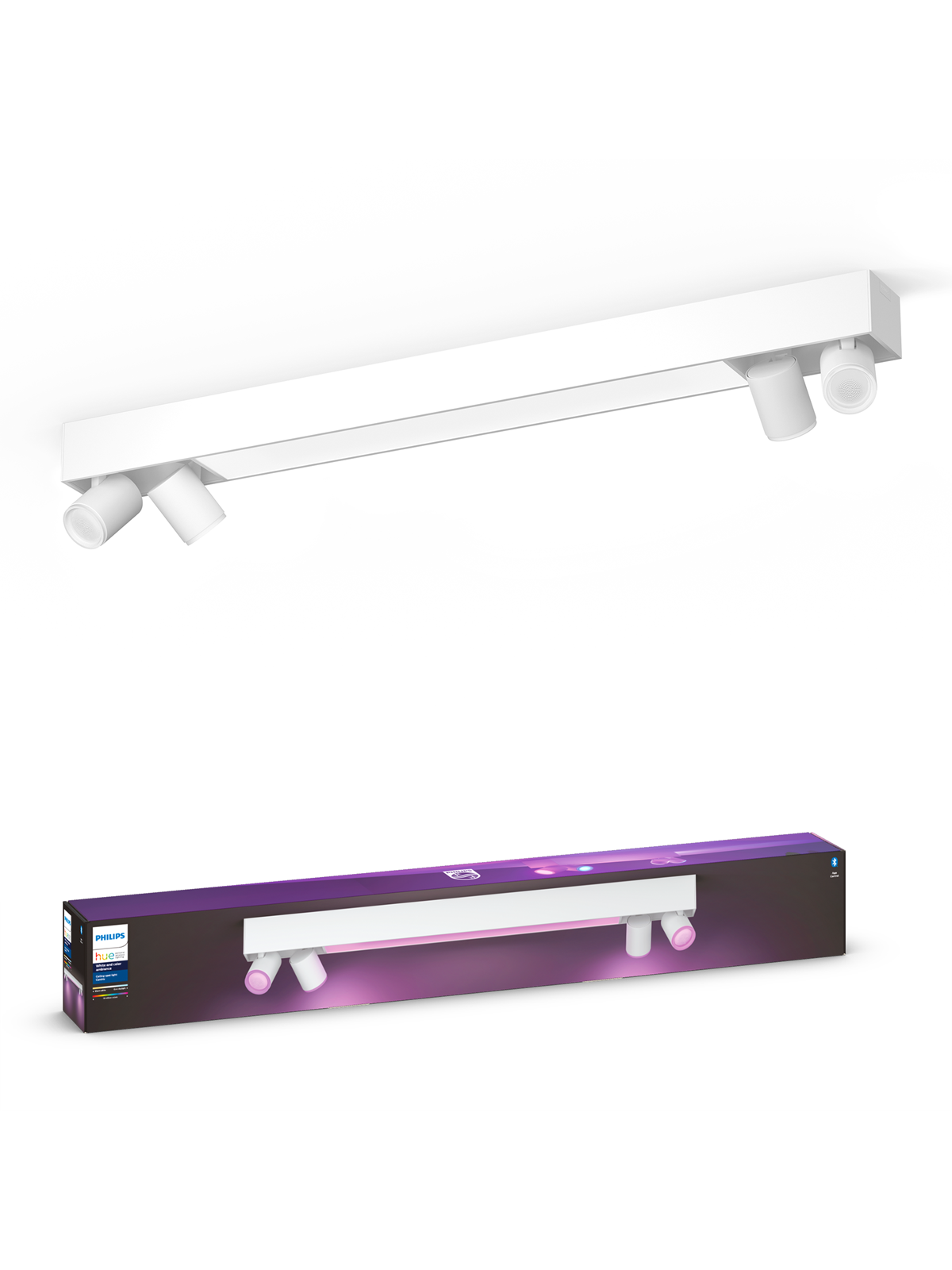 Philips Hue Centris 4-er Spots 5.7W - Weiß - Smart Home - 929003808901