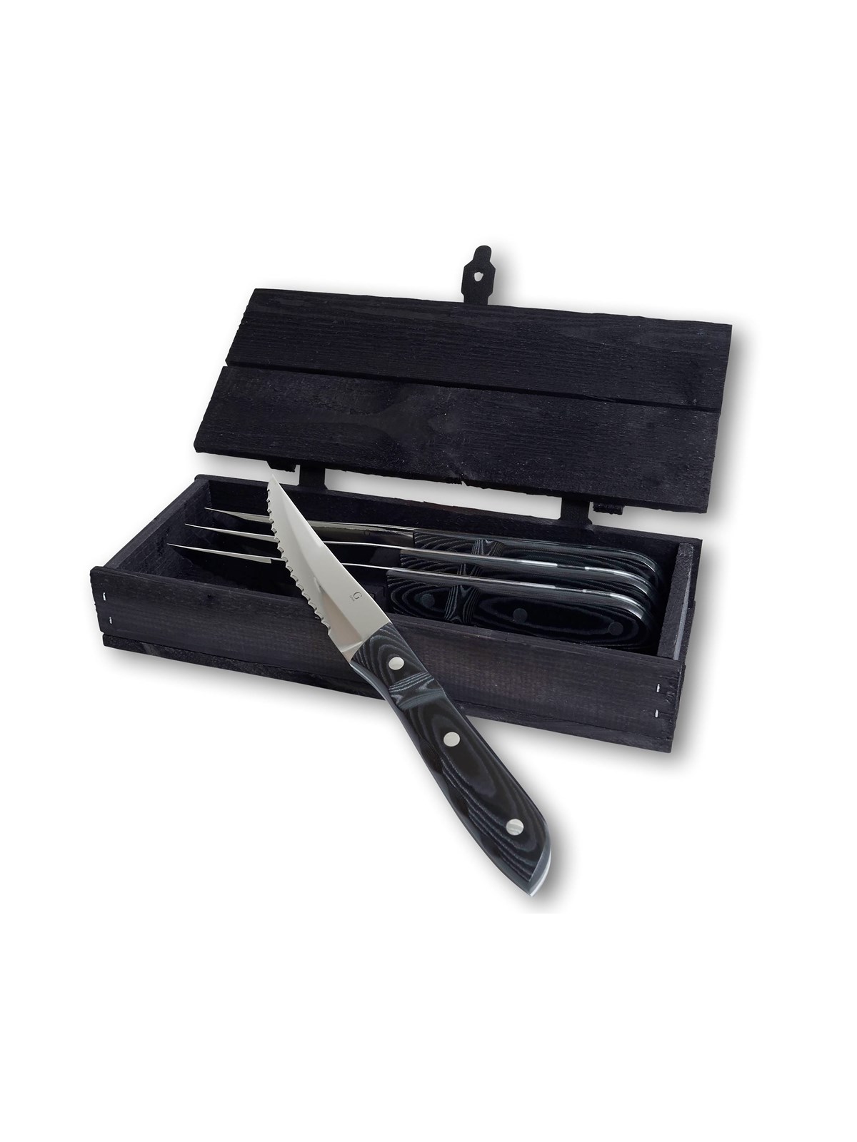 Gense Old Farmer Micarta Steak Knife XL 4 Pcs - Tischgedeck - 20349