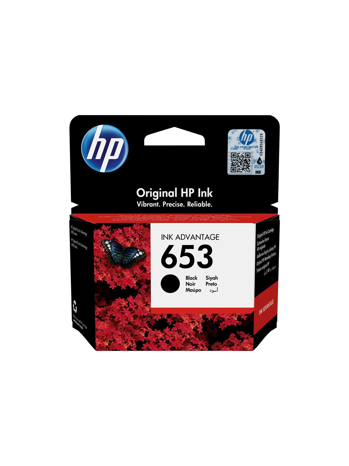 HP 653 / 3ym75ae Black Ink - Druckerzubehoer Tinte Toner