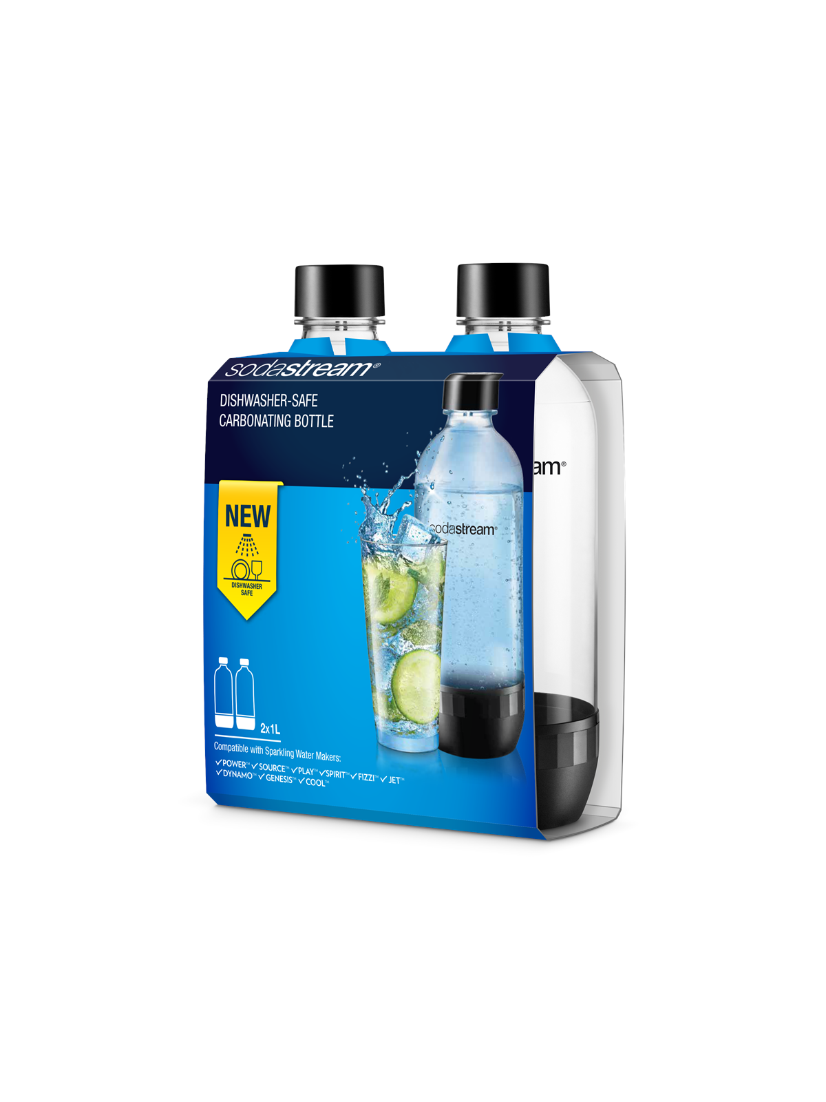 Sodastream 1 Liter Bottle Duopack Dws - Soda Maschinen - 3000242