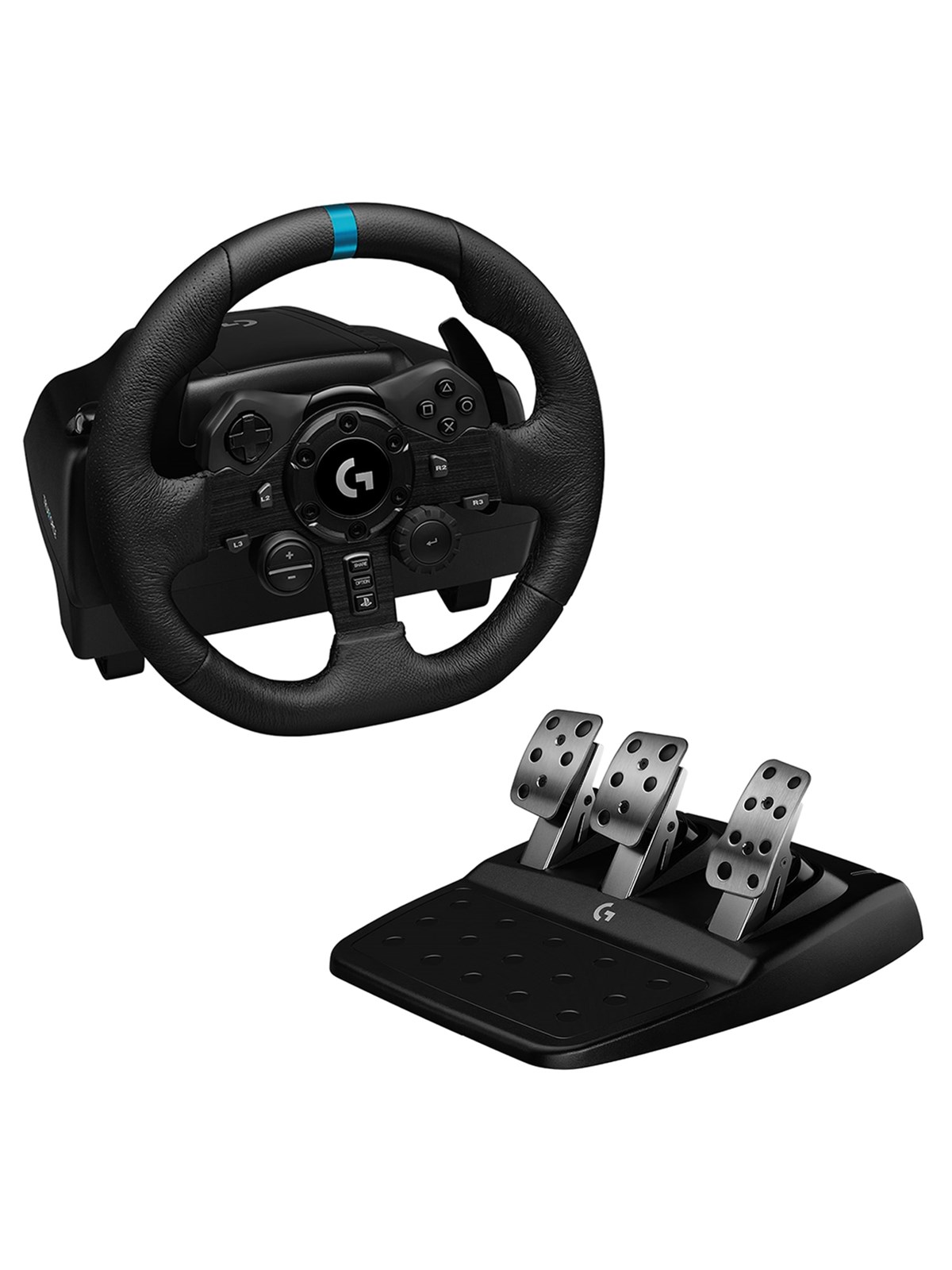 Logitech G923 Trueforce Racing Wheel & Pedals - Ps5/ps4 & PC - Wired Steering Wheel & Pedal Set - Sony Playstation 4 - Gaming Zubehoer - 941-000149