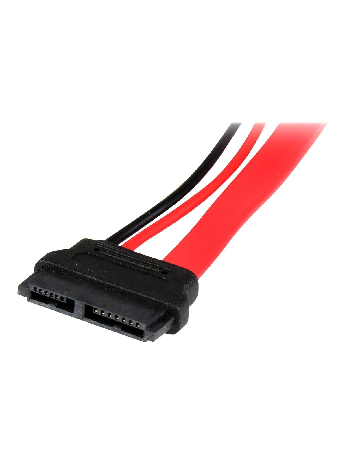 6in Slimline Sata to Sata Adapter With Power - Slim Sata (F) to Sata (M) - Slimline Serial Ata to Sata (Slsataadap6) - Sata Adapter - Sata Kabel