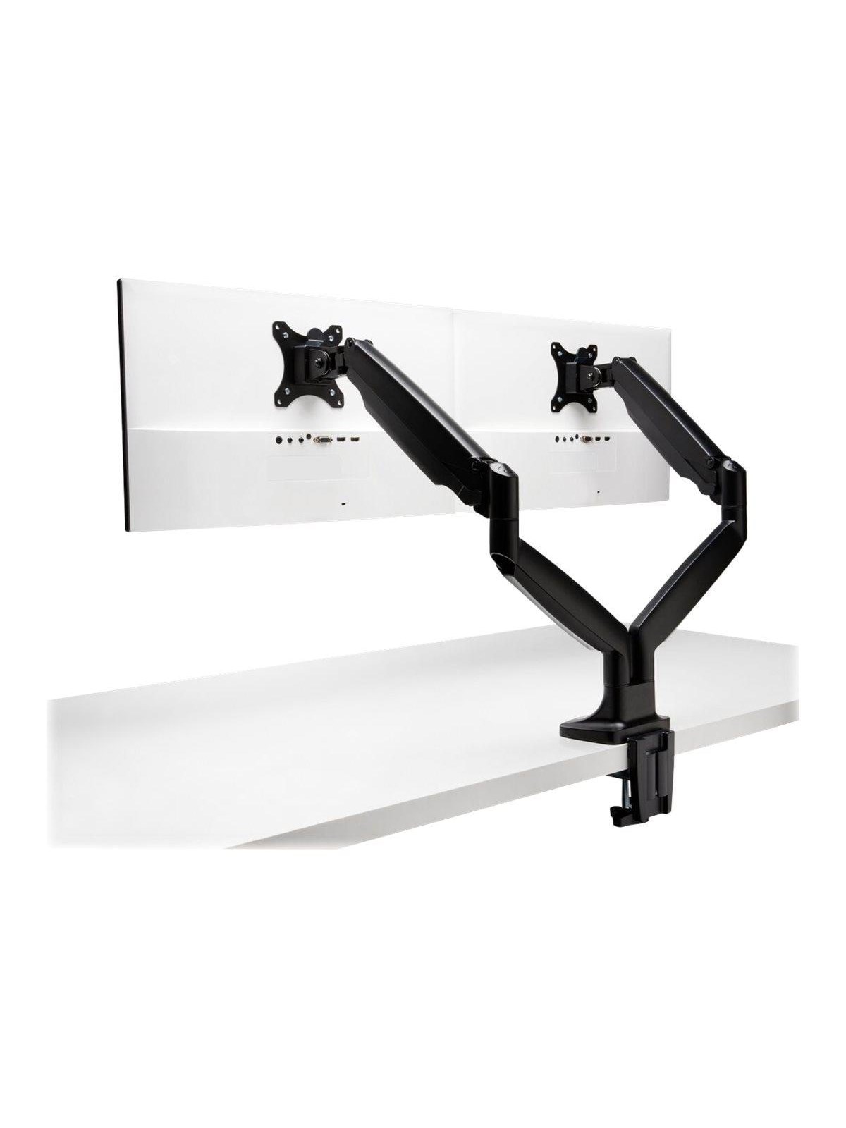 Kensington Smartfit One-touch Dual Monitorarm - Schwarz - Monitorhalterung - K59601ww