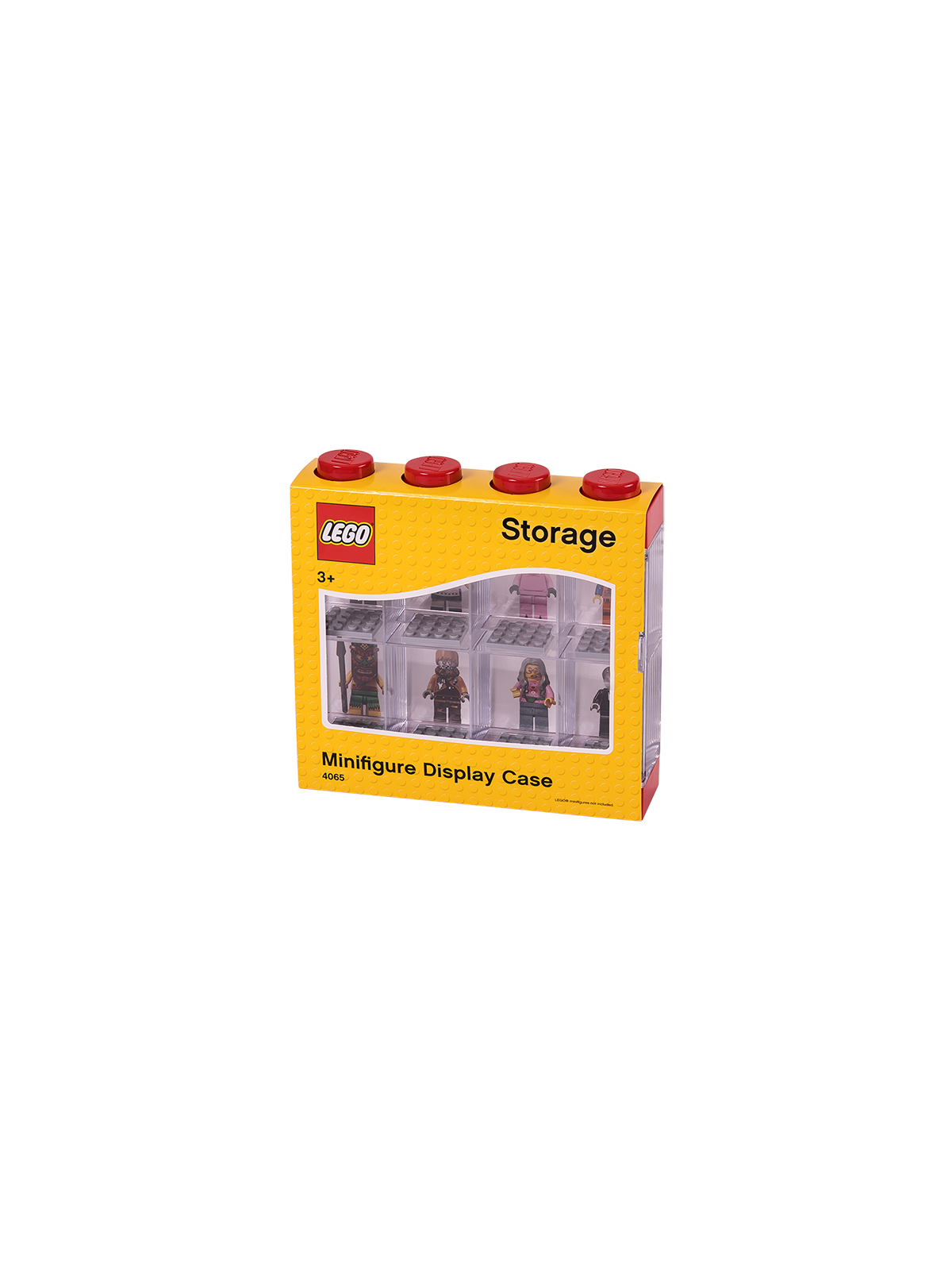 LEGO Minifiguren-Schaukasten für 8 minifiguren, Rot