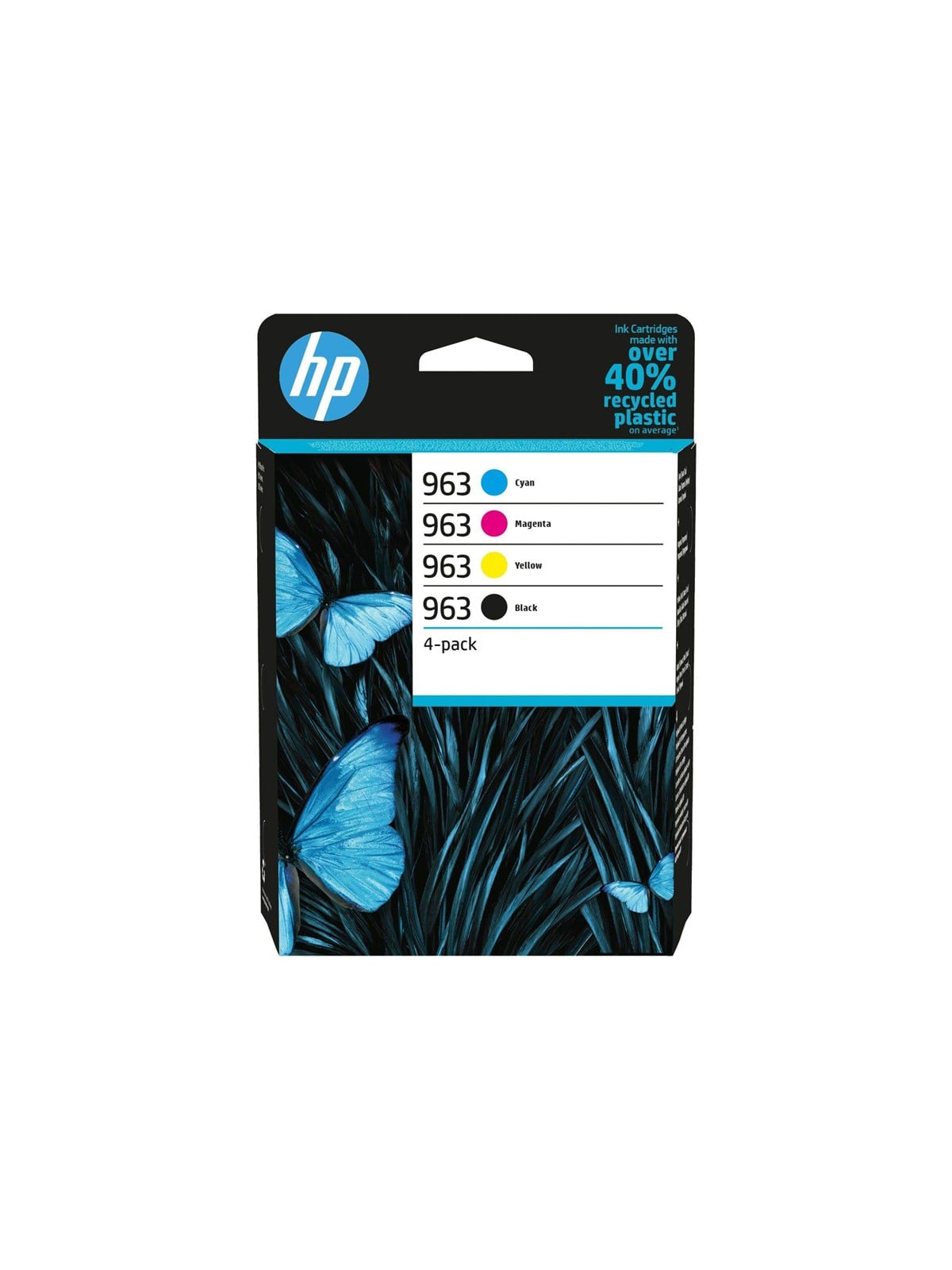 HP 963 / 6zc70ae 4-pack Ink (Black Cyan Magenta Yellow) - Druckerzubehoer Tinte Toner