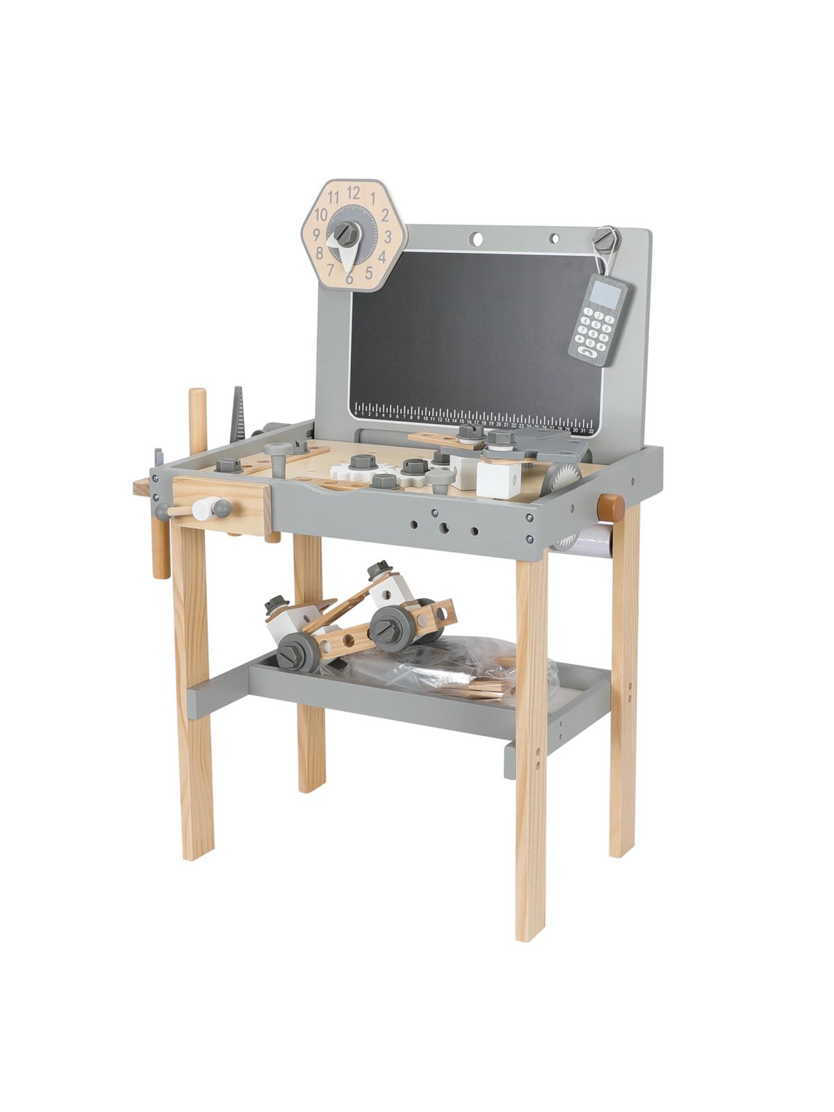 Nordic Play Workbench With Accessories Nature - Holzspielzeug - 805-787
