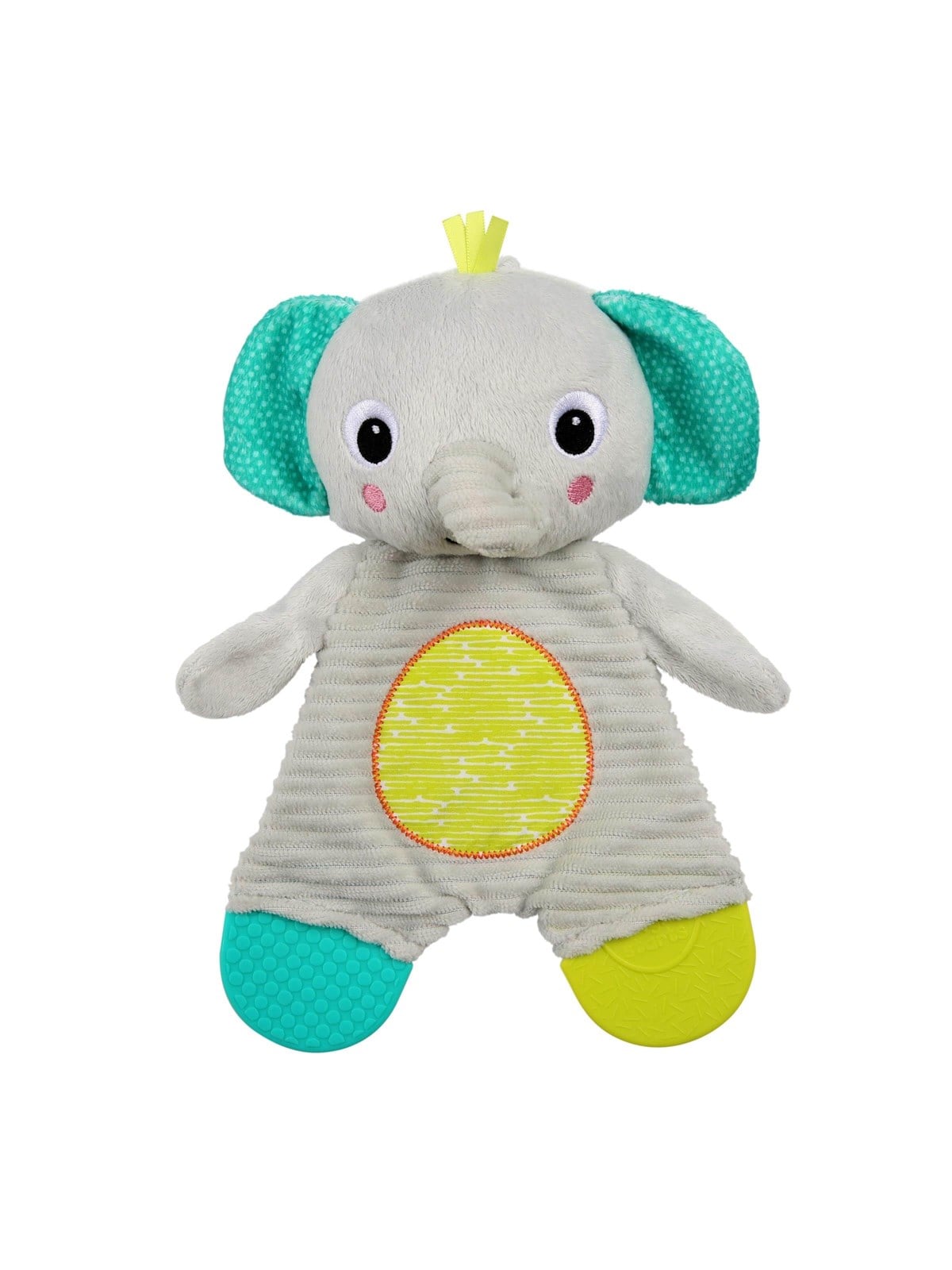 Bright Starts Snuggle & Teether w. Elephant - Baby Spielzeug - Bs-12347
