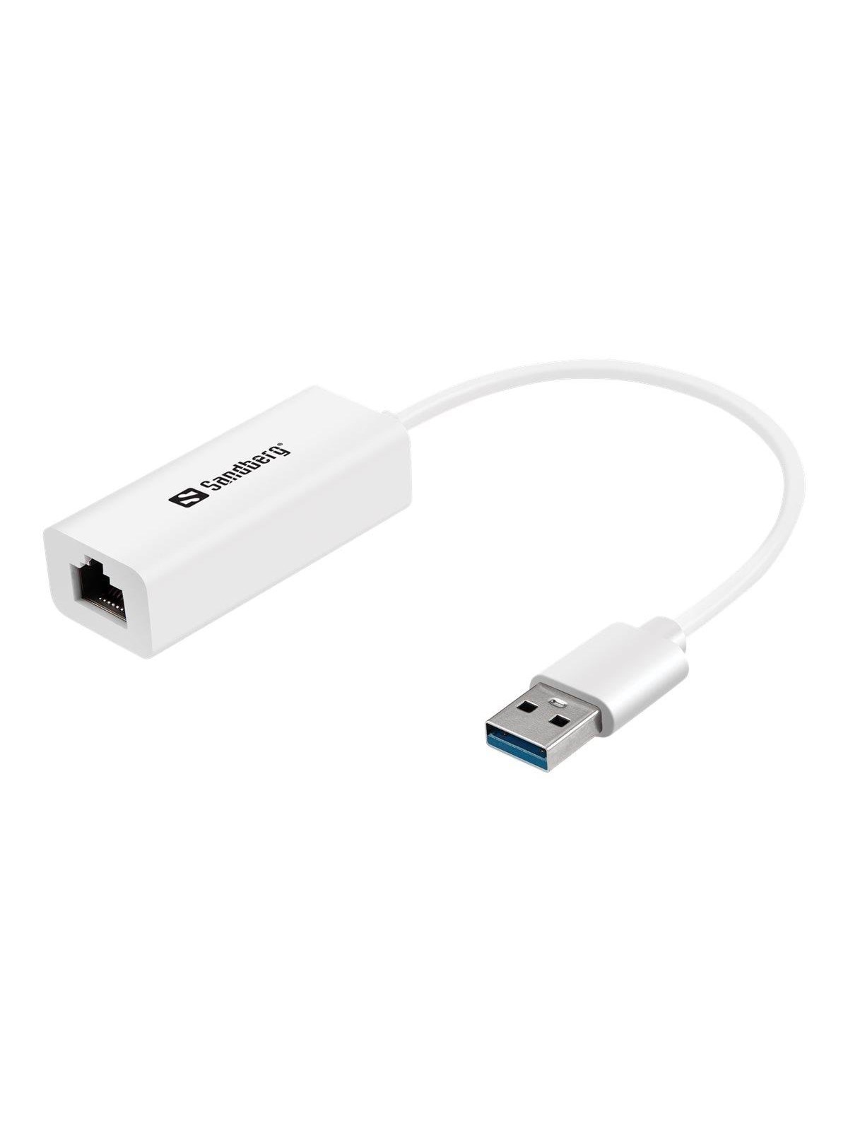 Sandberg Usb 3.0 Gigabit Network Adapter - Netzwerkadapter Netzkarte Druckserver Usw - 133-90