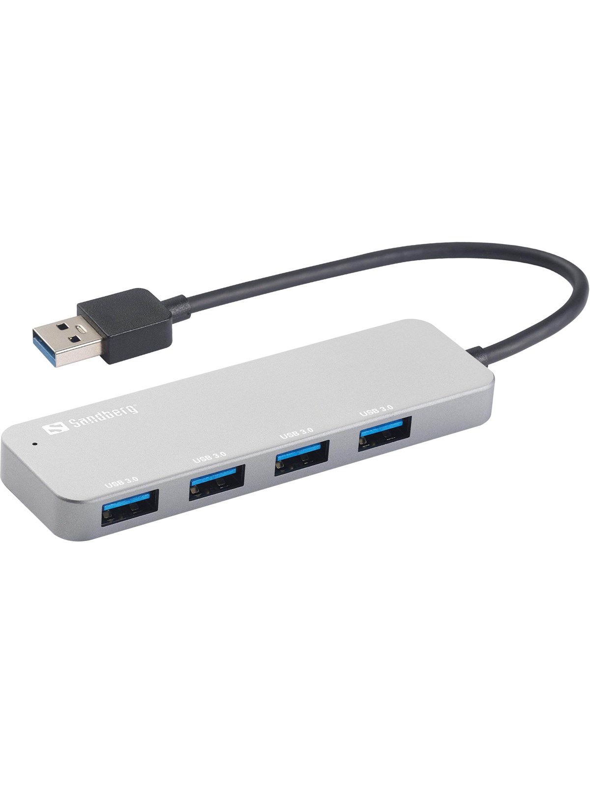Sandberg 4-port Usb 3.0 Hub Usb-hubs - Usb 3.0 - 4 - Silber - Usb Hubs - 333-88