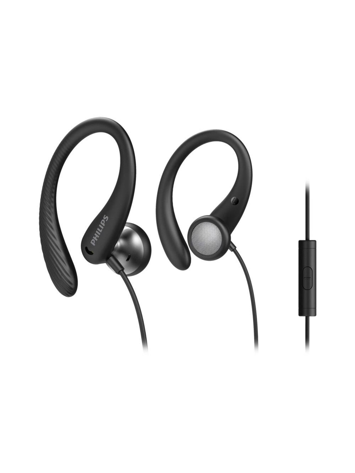 Kopfhörer - Philips In-ear Sports Headphones With Mic. Black - Kopfhoerer/headsets - Taa1105bk/00