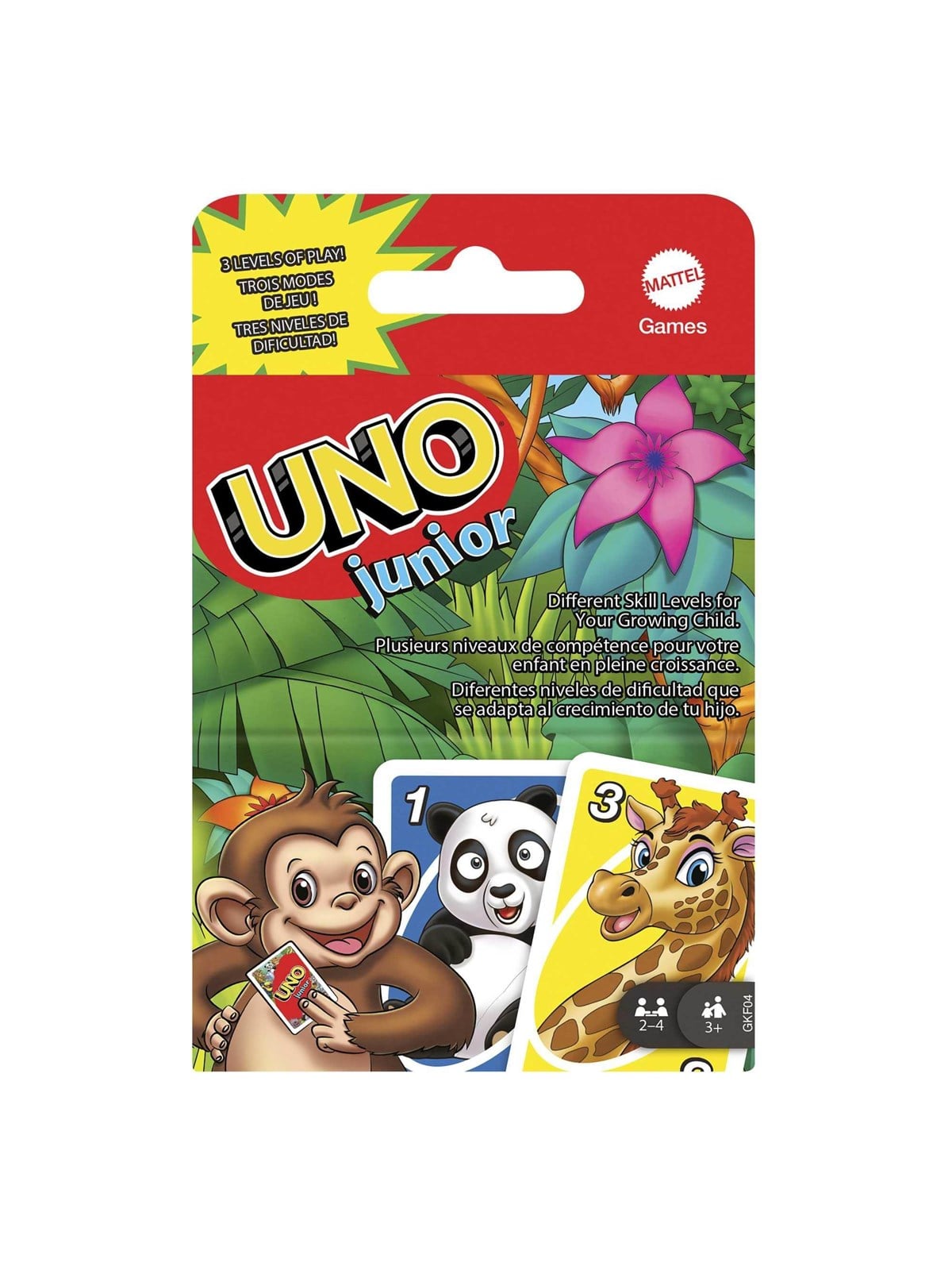 Uno Junior Card Game (Eng) - Brettspiele - Gkf04