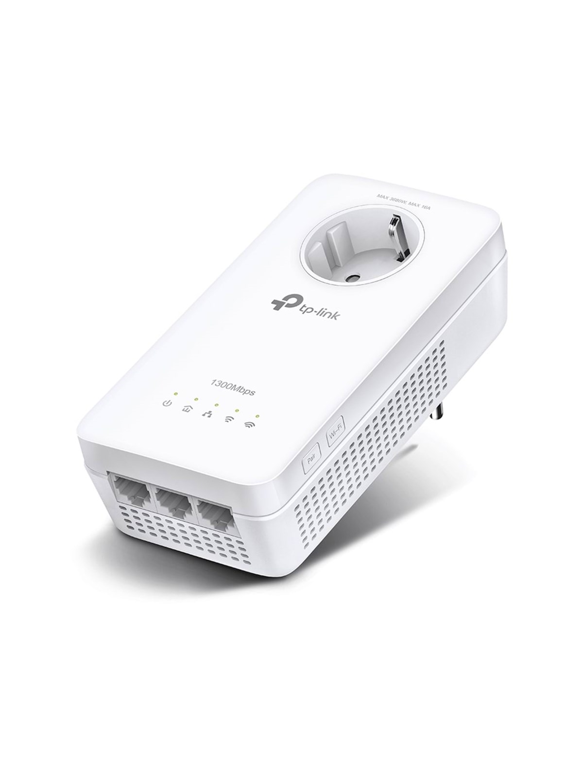 Tp-link Tl-wpa8631p Av1300 Gigabit Passthrough Powerline AC Wi-fi Extender (1-pack) Homeplugs - Homeplug Powerline