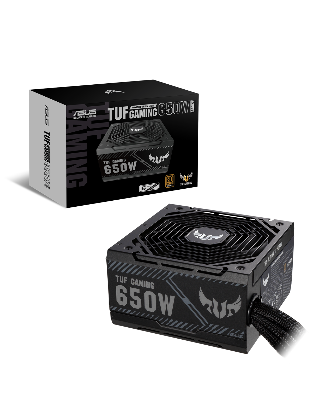 Asus Tuf Gaming 650b Netzteile - 650 Watt - 135 mm - Atx - 80 Plus Bronze Zertifiziert - 90ye00d1-b0na00