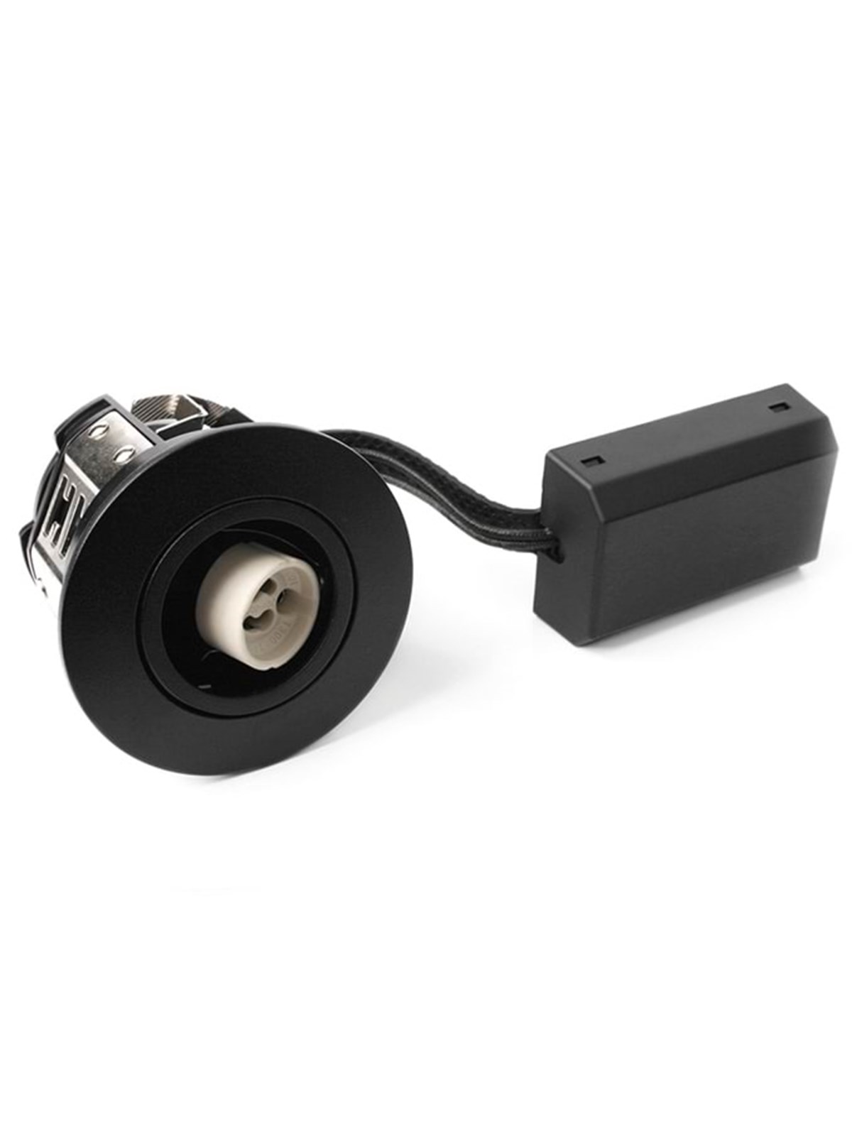Hilux D10 Outdoor Recessed Spot Gu10, Matt Black - Lampen - 5714255001297