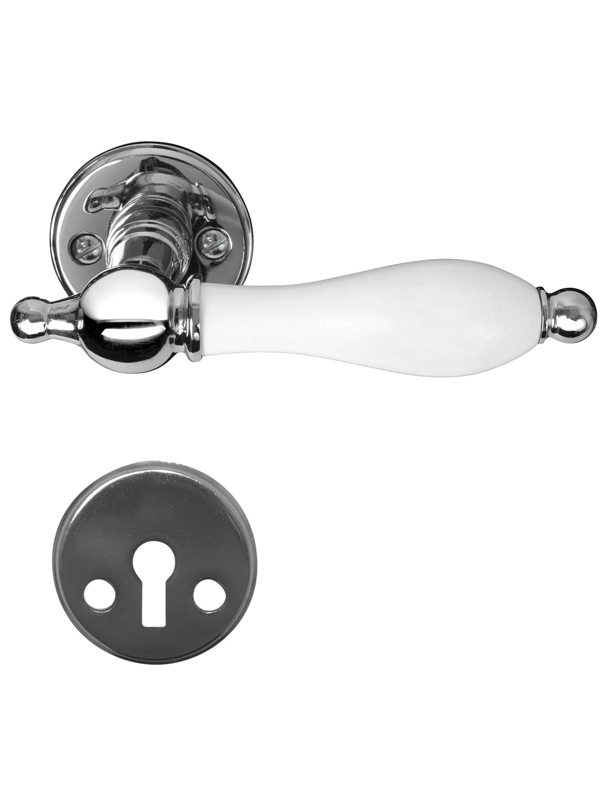 Home>it Shiny Door Handle - White Grip - Halterungen Scharniere - 13388