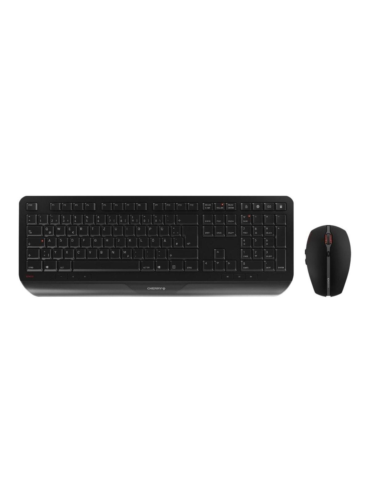 Cherry Gentix Desktop - Tastatur & Maus Set - Deutsch - Schwarz - Tastaturen - Jd-7000de-2