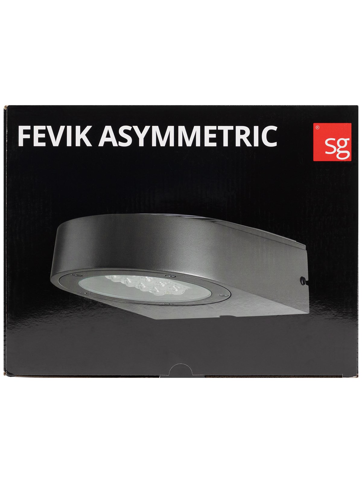 SG Armaturen Fevik Asymmetrisk Grafit 3000 Led 3000k - Lampen - 623250