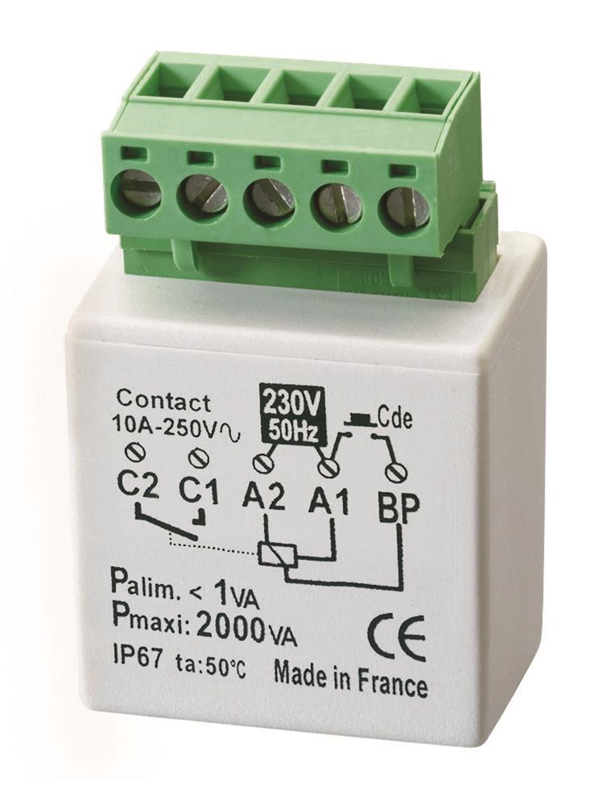 Urmet Mtr200e flush-mounted toggle relay with timer Image