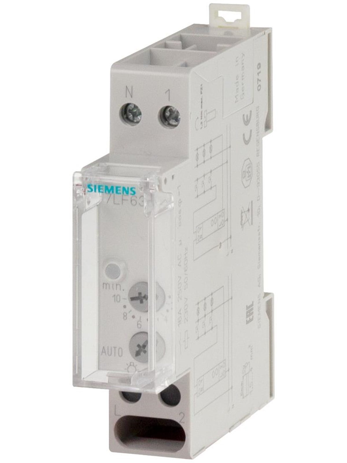 Siemens Stairwell light timer.230v 1 no contact 16a 250v Image