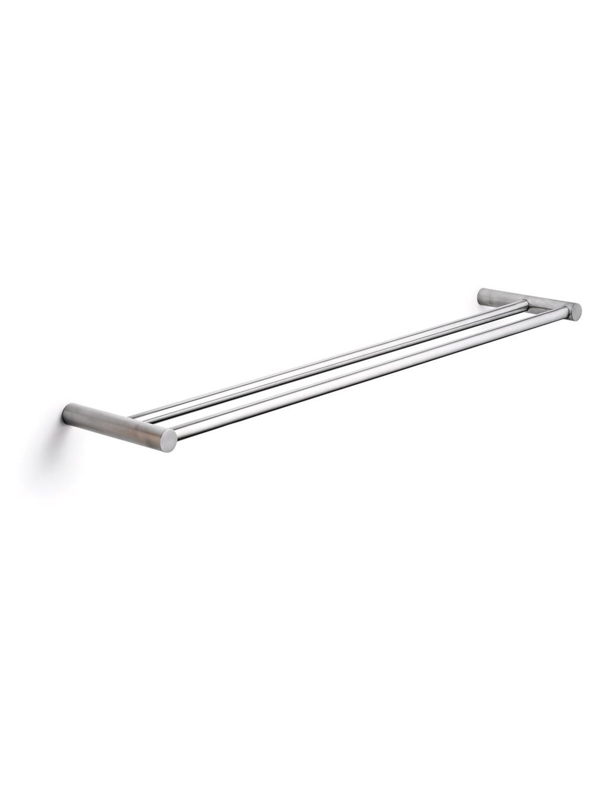 Pressalit towel rail 120x600 mm double stainless steel Image