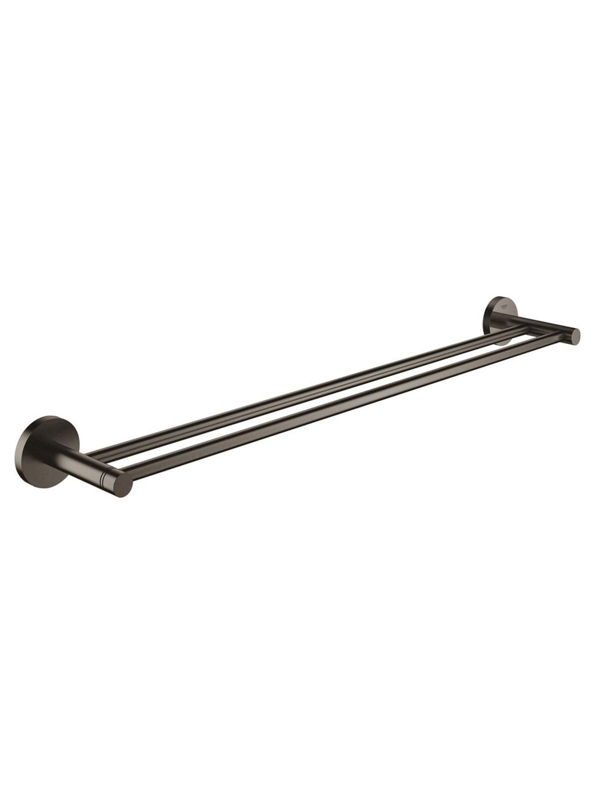 Grohe Essentials, Doppel-Badetuchhalter, hard graphite gebürstet Image