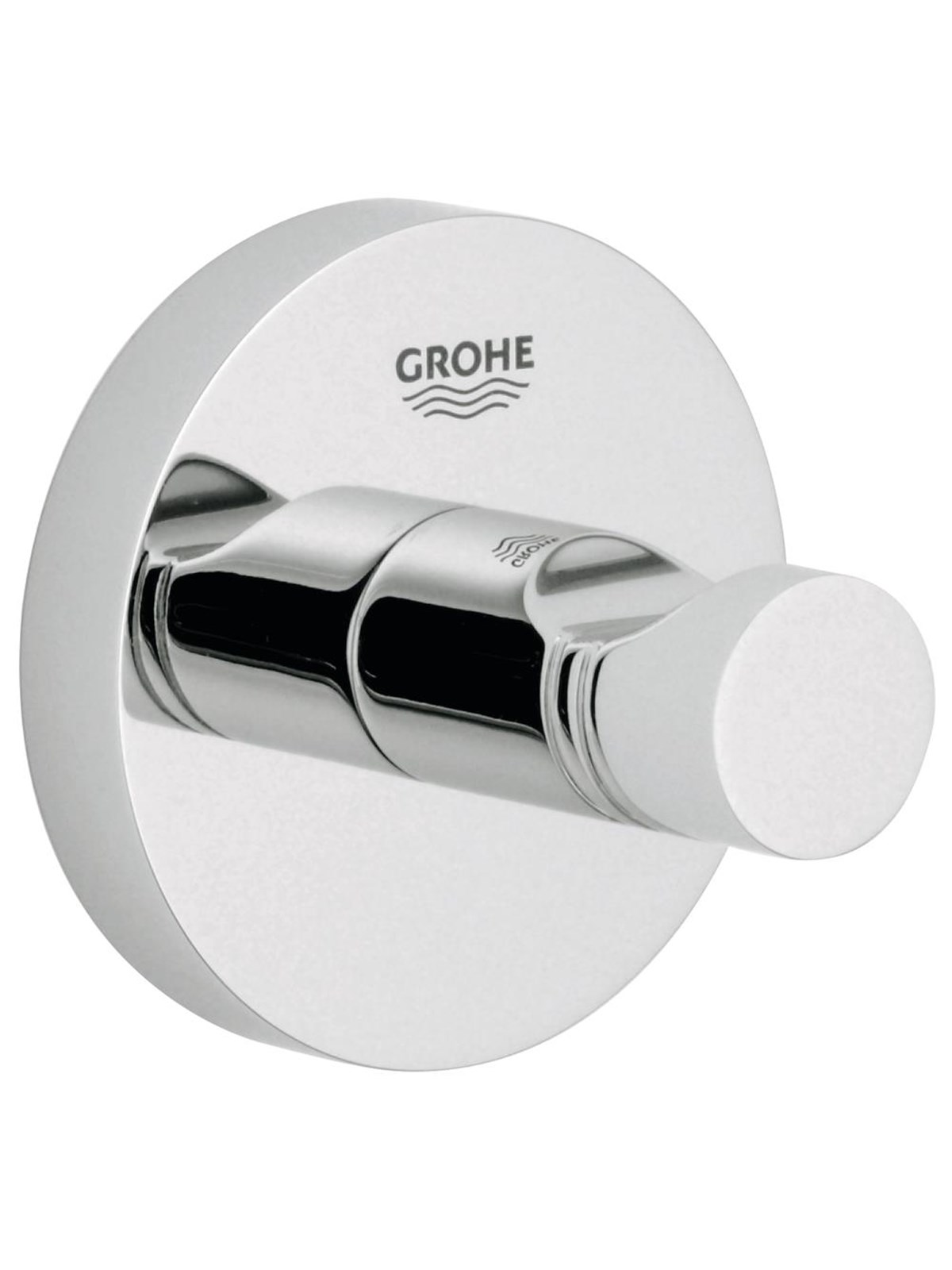 Grohe Essentials, Bademantelhaken, Chrom - Badezimmerzubehoer - 40364001