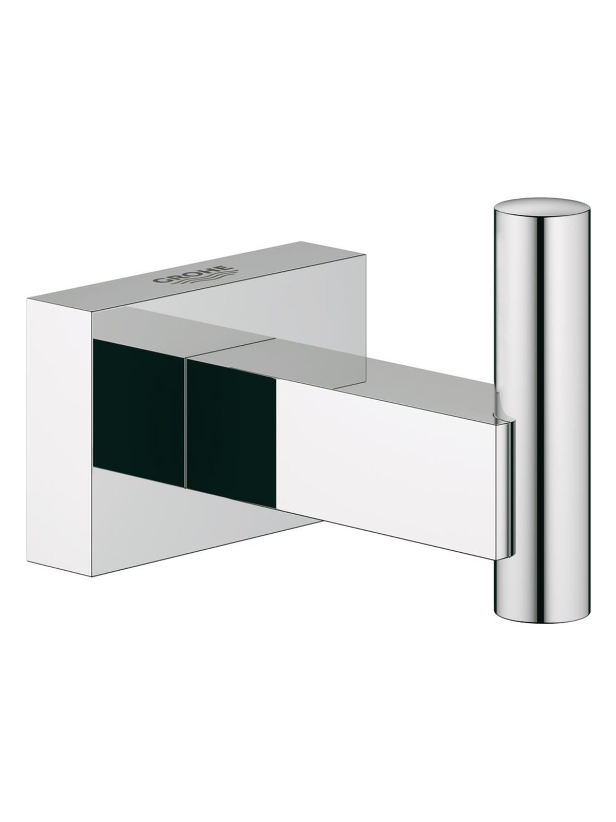 Grohe Essentials Cube, Bademantelhaken, Chrom - Badezimmerzubehoer - 40511001