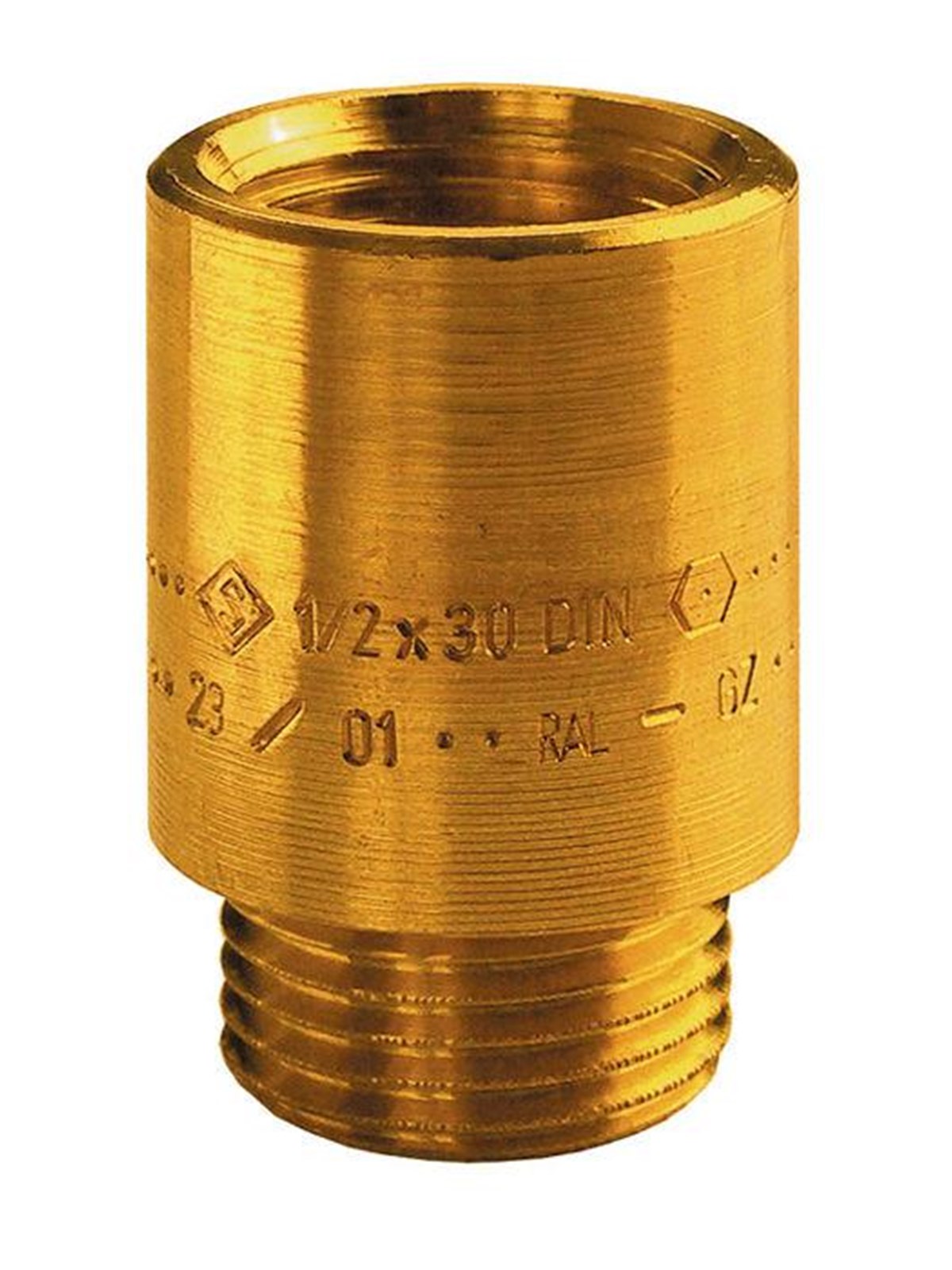 Unite extension 80 mm x 12 brass Image