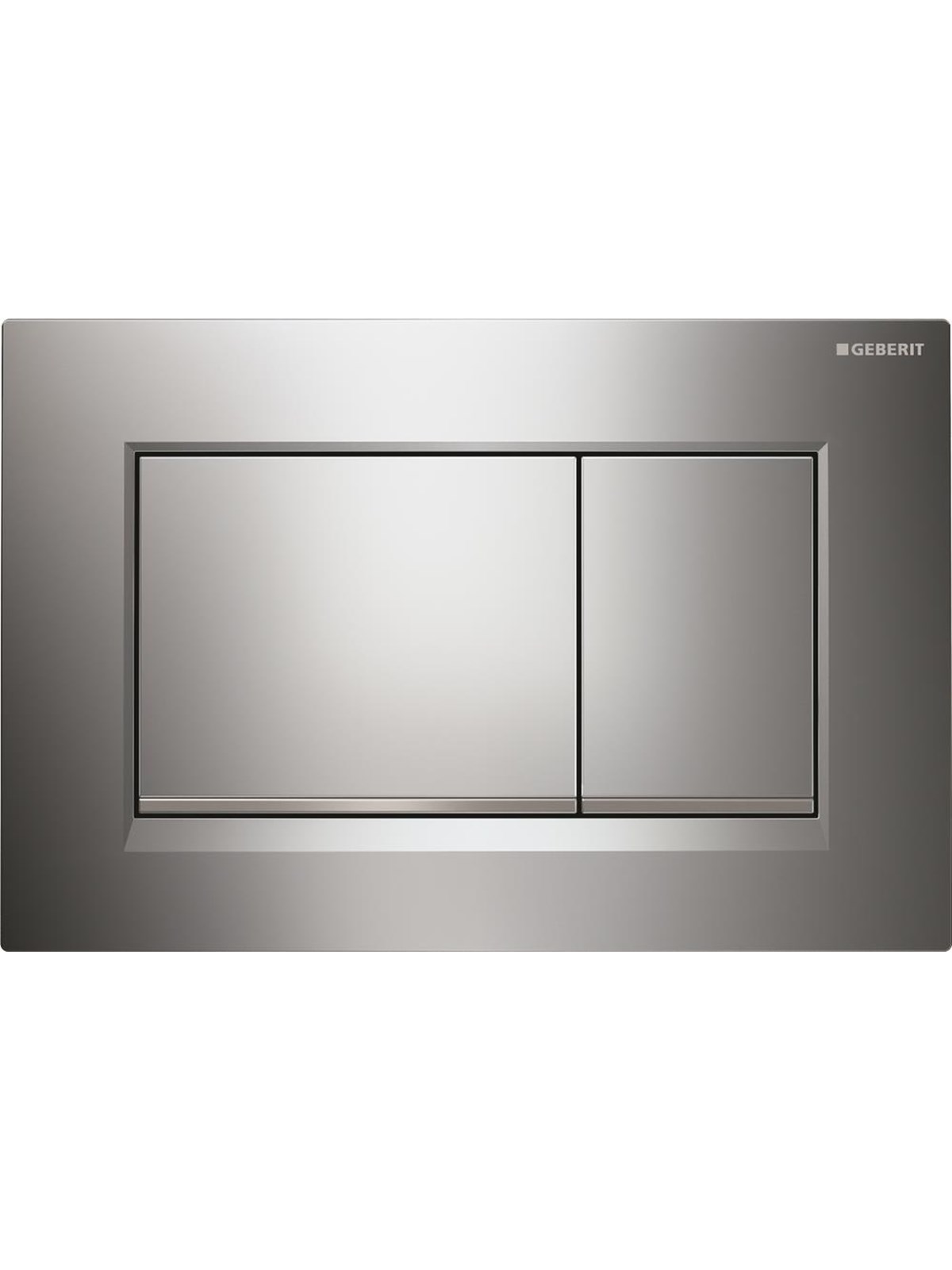 Geberit Actuator Plate Sigma 30 Bright Chrome/matt Chrome/br - Installationssysteme - 115.883.KH.1