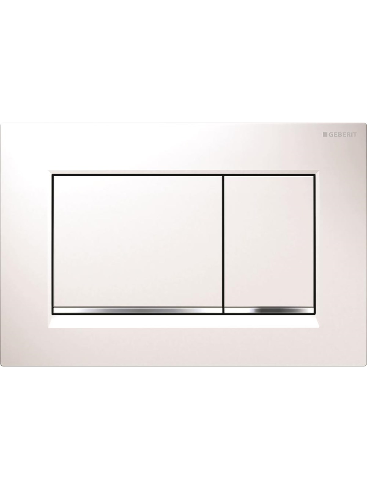 Geberit Actuator Plate Sigma20 White/bright Chrome/white - Installationssysteme - 115.883.KJ.1